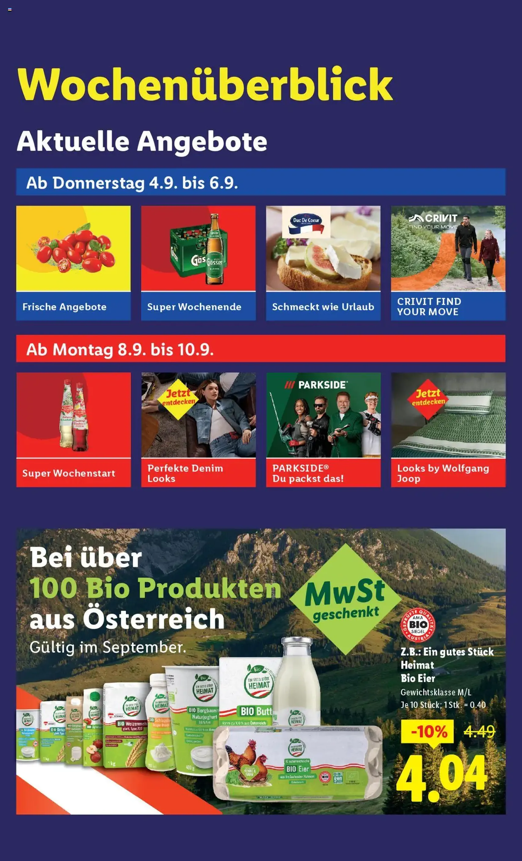 Lidl Flugblatt - Gültiger Prospekt ab 04.09.2025, Seite 2 von insgesamt 49 Lidl Flugblatt - Gültiger Prospekt ab 04.09.2025, Seite 2 von insgesamt 49