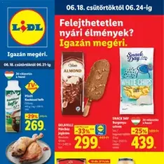 Lidl akciós újság - szórólap előnézete érvényes 2026.06.18. -tól