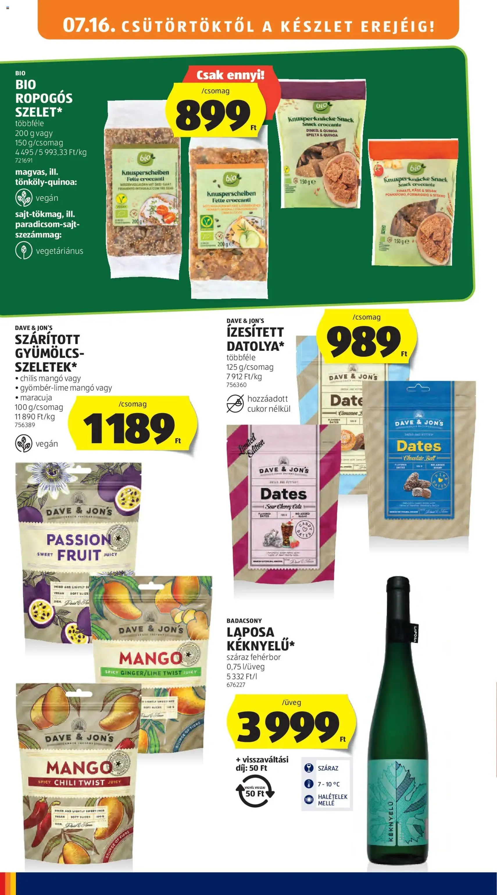 Aldi akciós újság - 2026.07.16. érvényes szórólap 14 oldal 38 oldalból