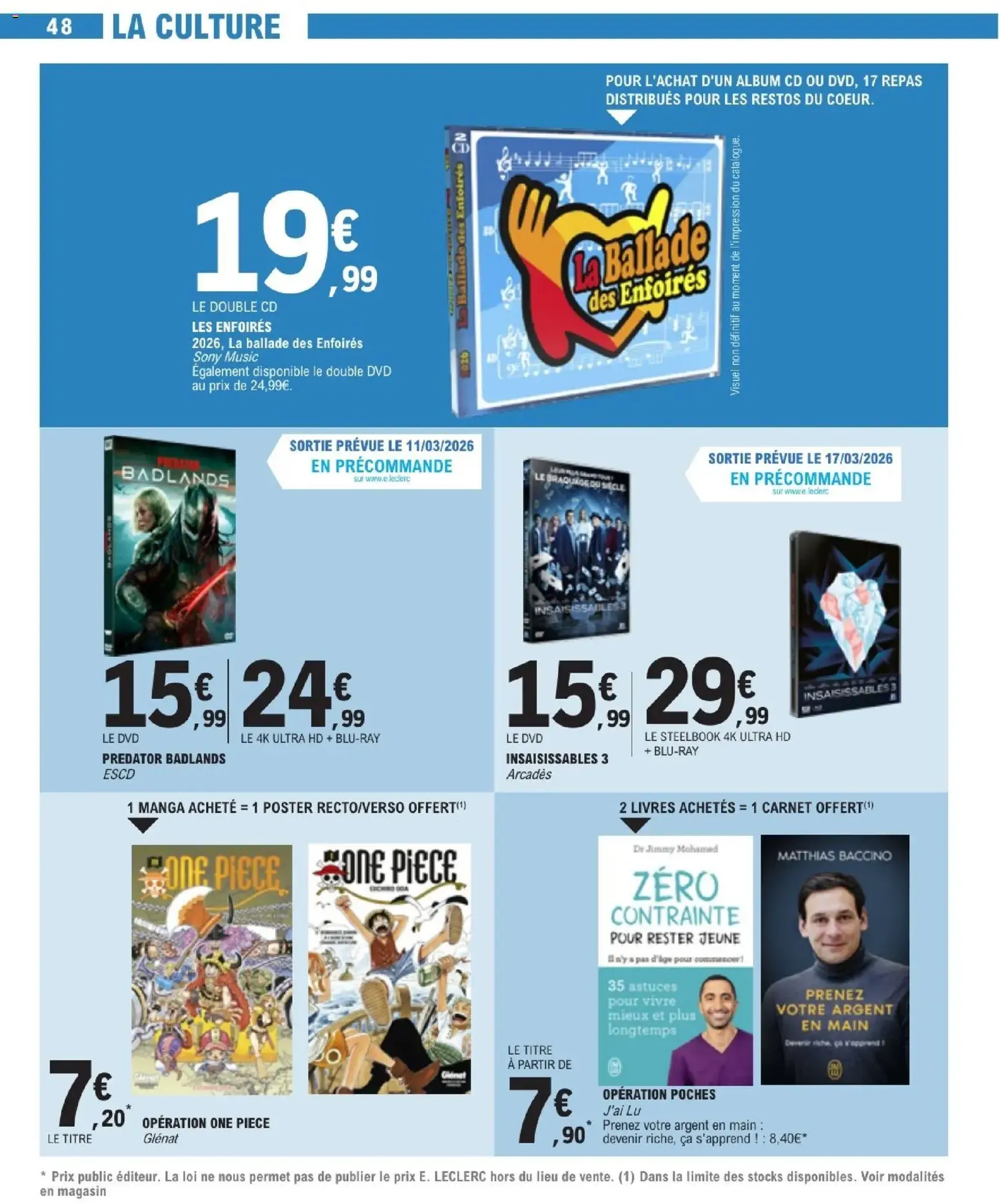 E.Leclerc catalogue semaine 11 - brochure valable à partir du 10/03/2026, page 48 sur 56