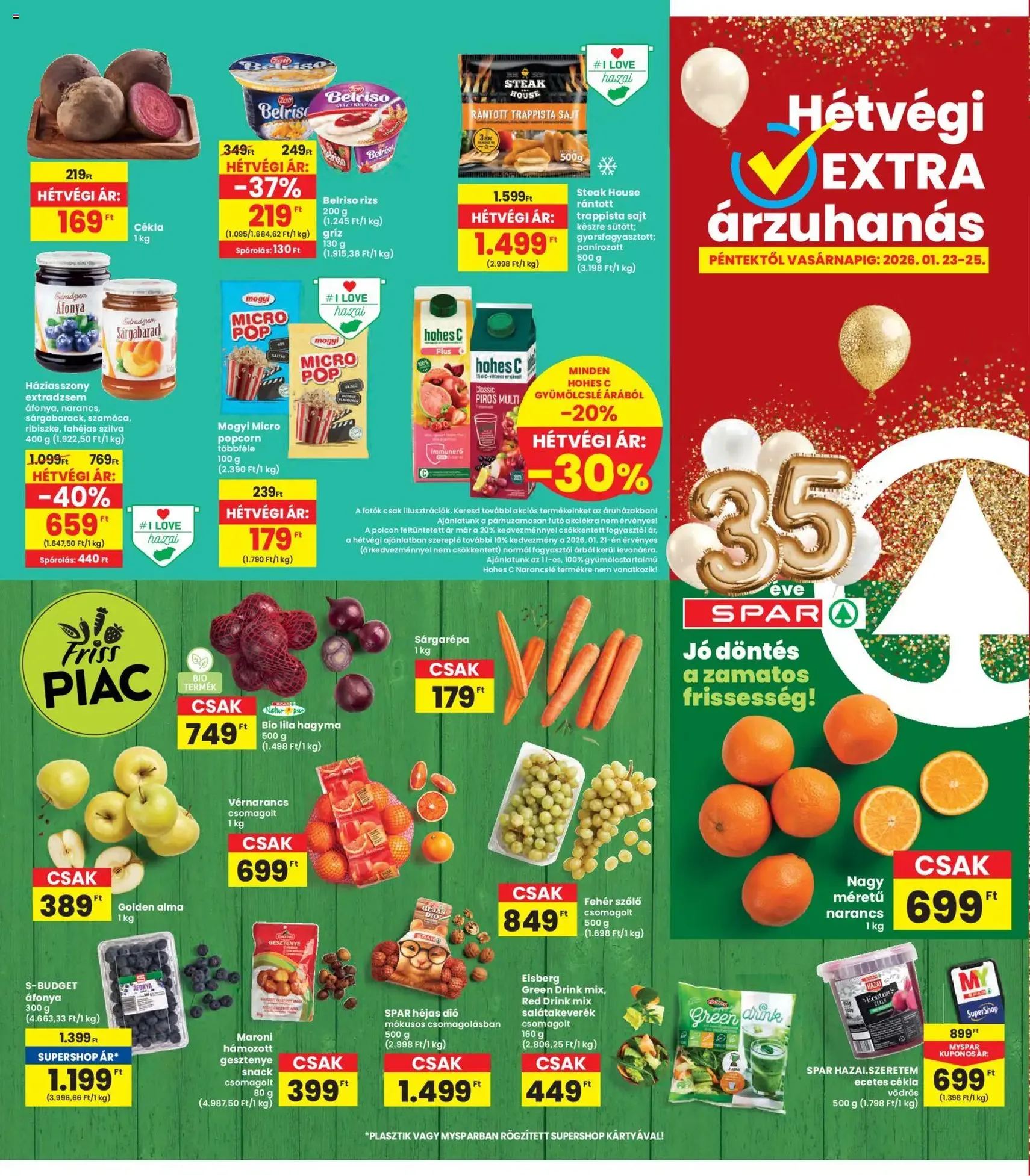 Interspar Akciós újság - 2026.01.22. érvényes szórólap 20 oldal 20 oldalból