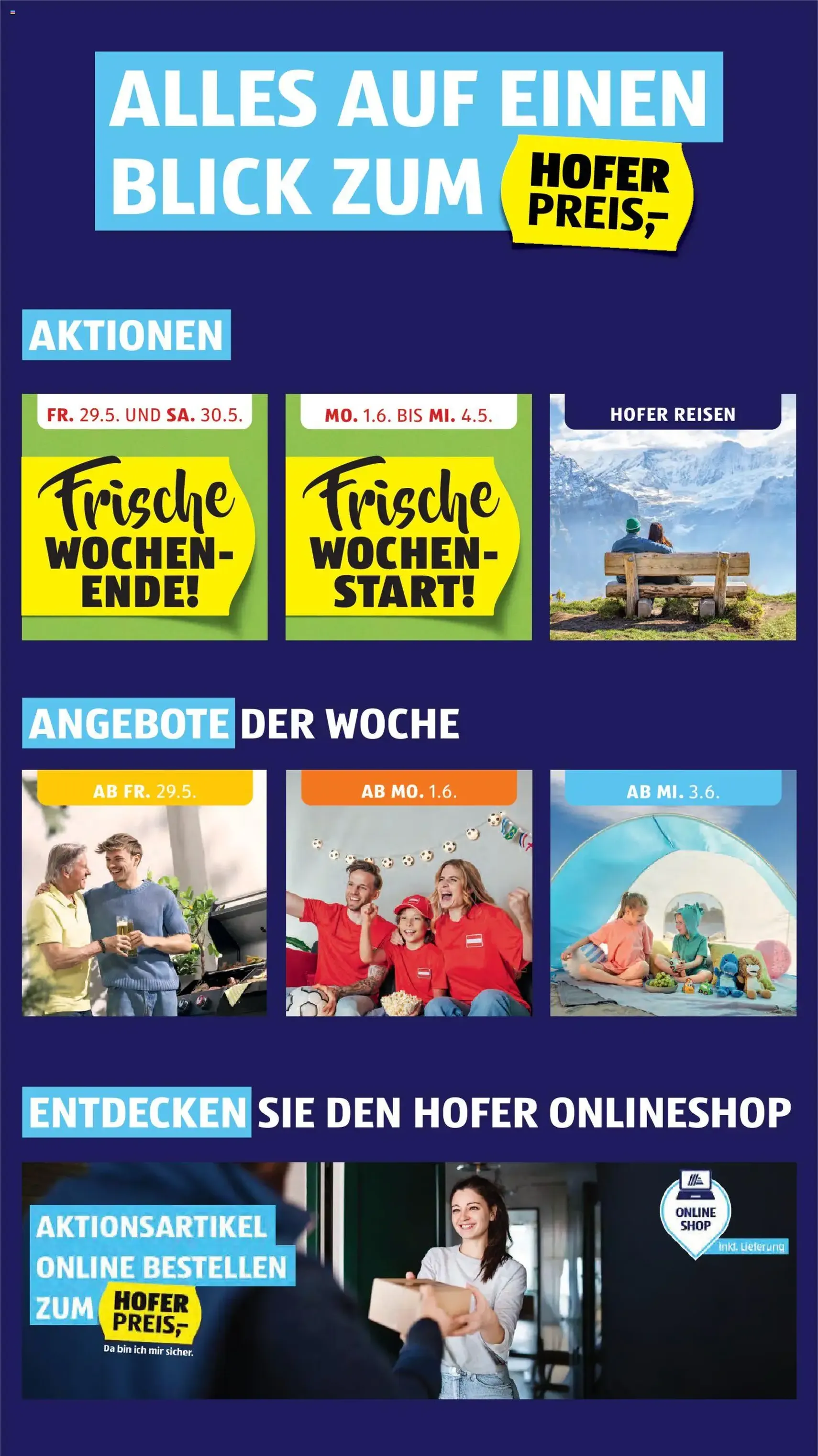 Hofer Flugblatt - Gültiger Prospekt ab 29.05.2026, Seite 2 von insgesamt 43