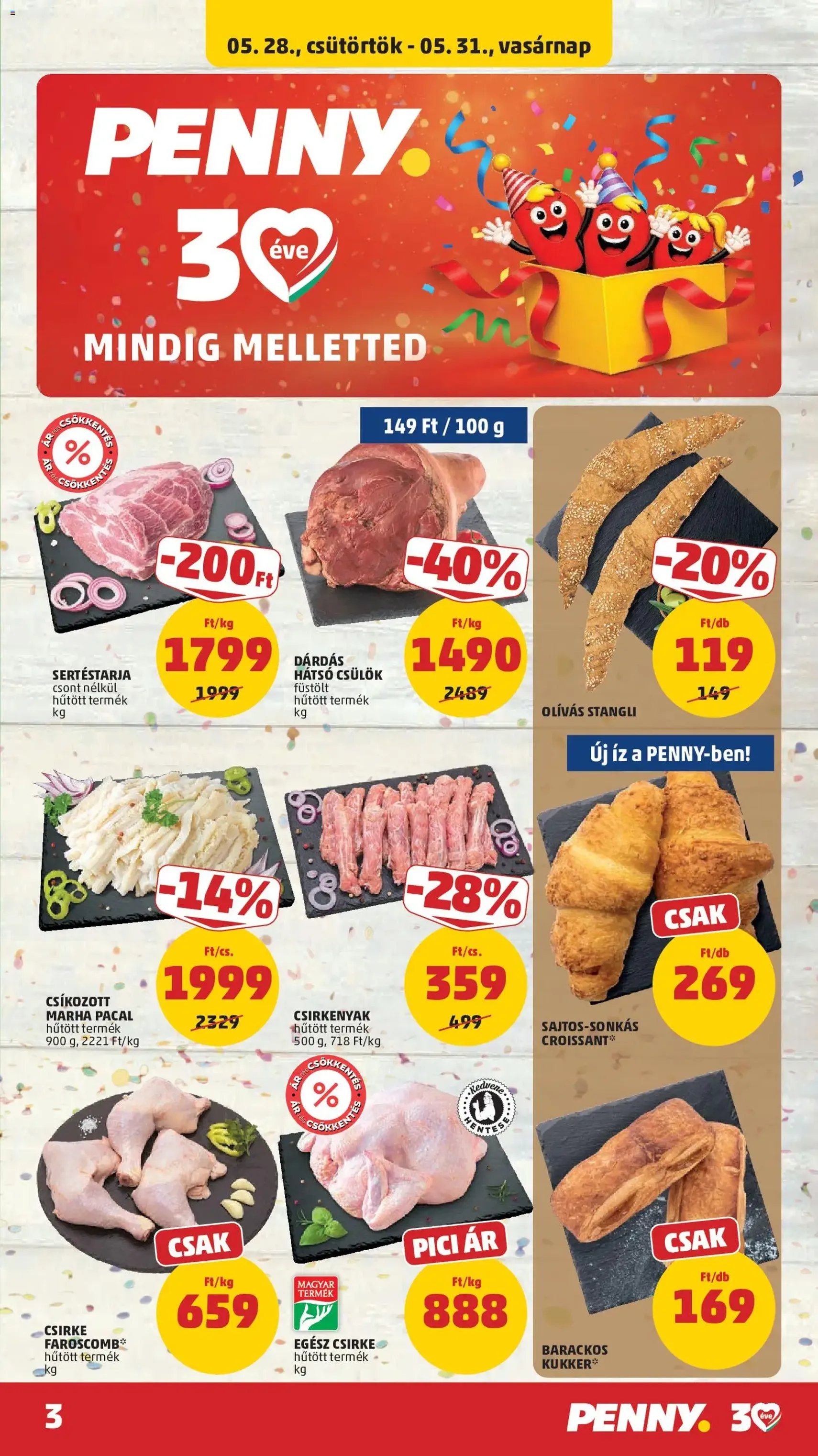 PENNY akciós újság - 2026.05.28. érvényes szórólap 3 oldal 42 oldalból