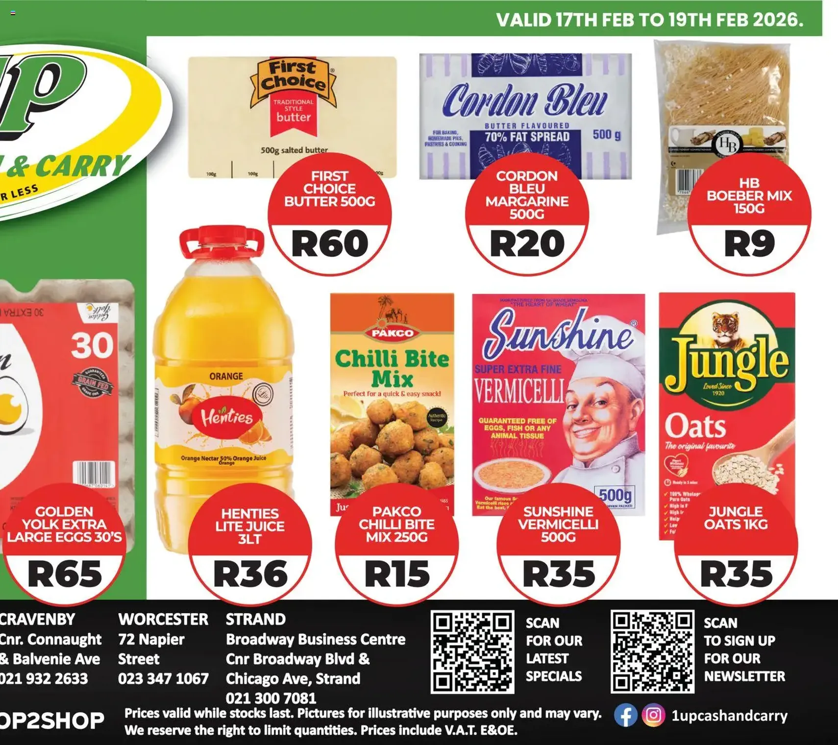 1UP Cash & Carry Specials - valid flyer from 17/02/2026, page 2 of 2