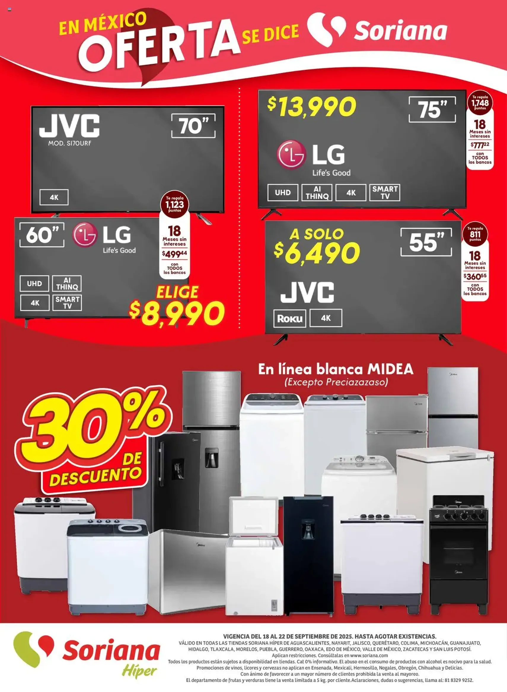 Soriana - Folleto - folleto válido desde 18/09/2025 página 8 de 8 Soriana - Folleto - folleto válido desde 18/09/2025 página 8 de 8