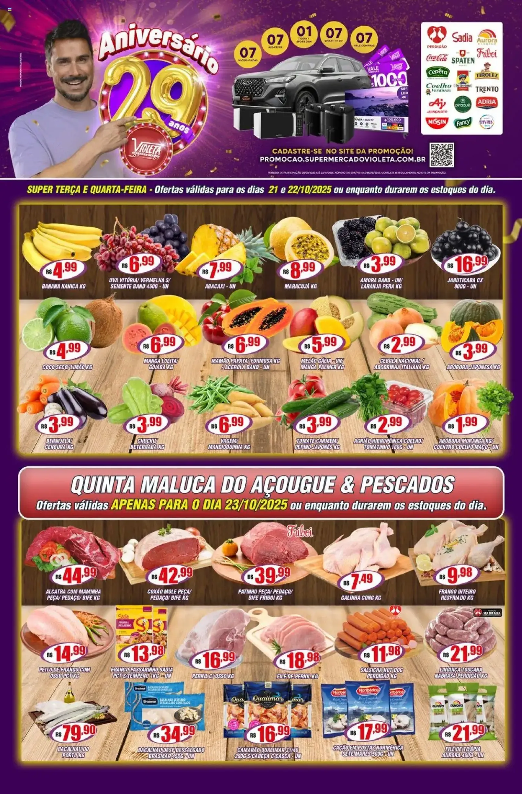Violeta Supermercados - Ofertas da semana - folheto válido a partir de 21/10/2025 página 1 de 4