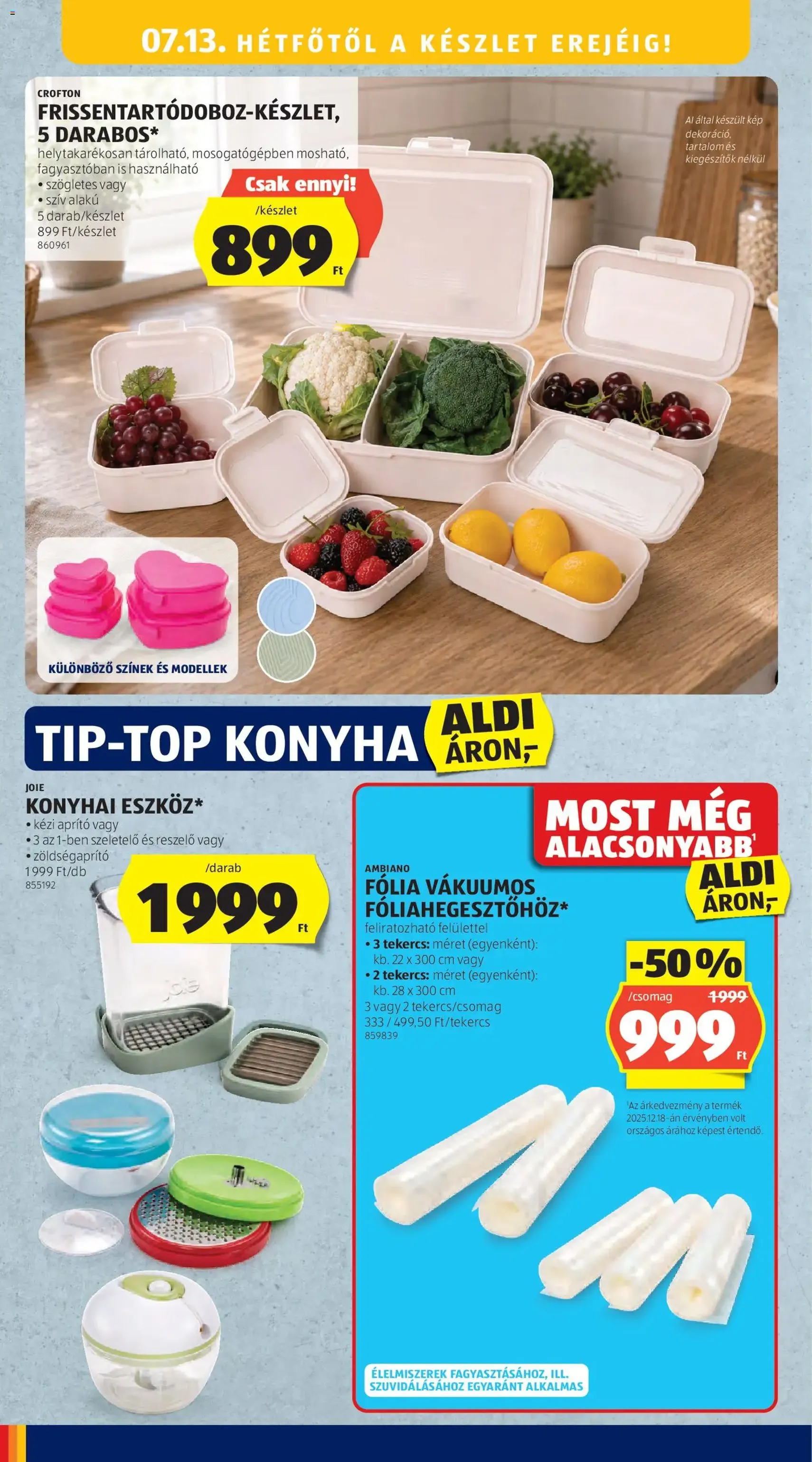Aldi akciós újság - 2026.07.09. érvényes szórólap 46 oldal 56 oldalból