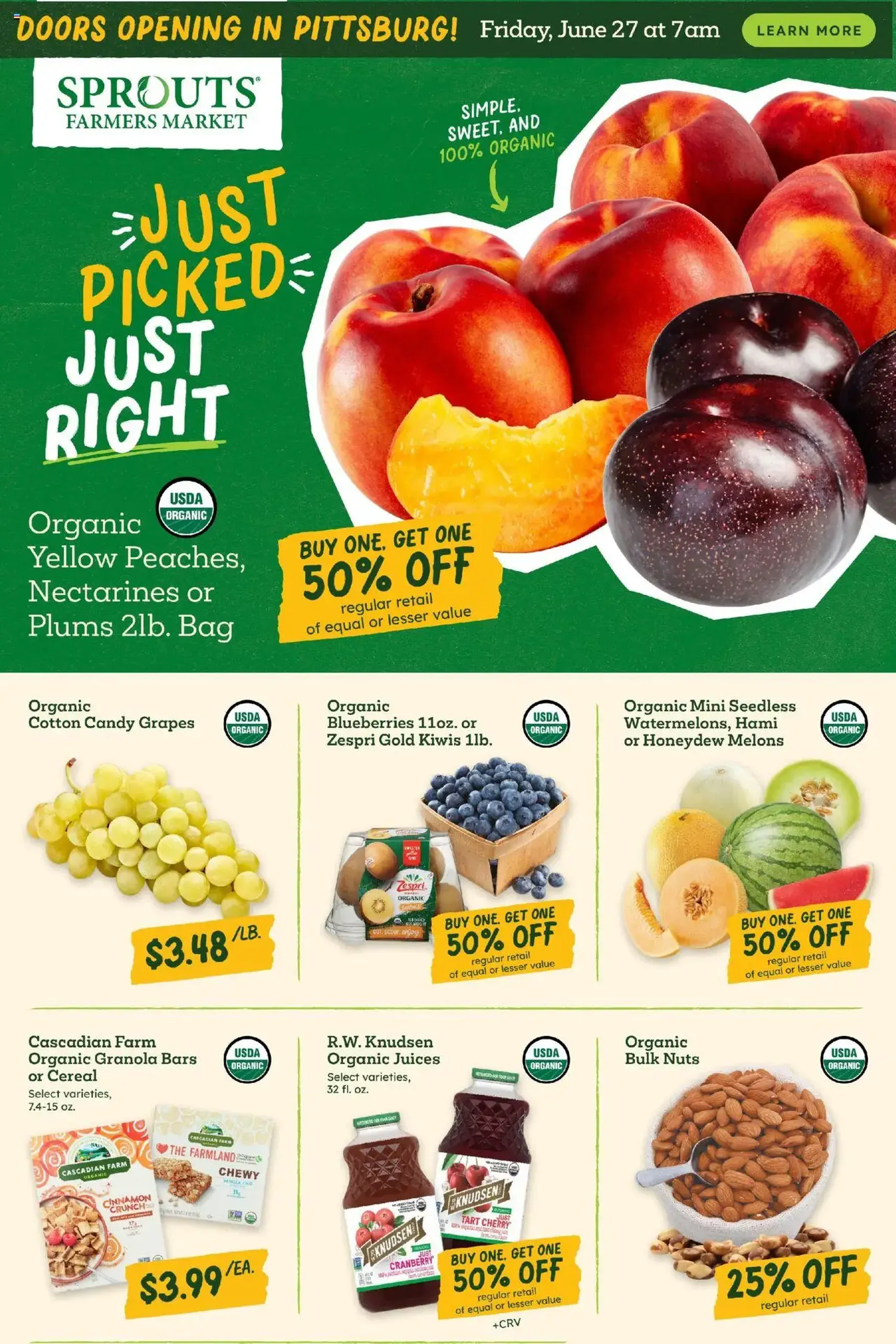 Sprouts Weekly Ad - valid flyer from 06/25/2025, page 1 of 9 Sprouts Weekly Ad - valid flyer from 06/25/2025, page 1 of 9