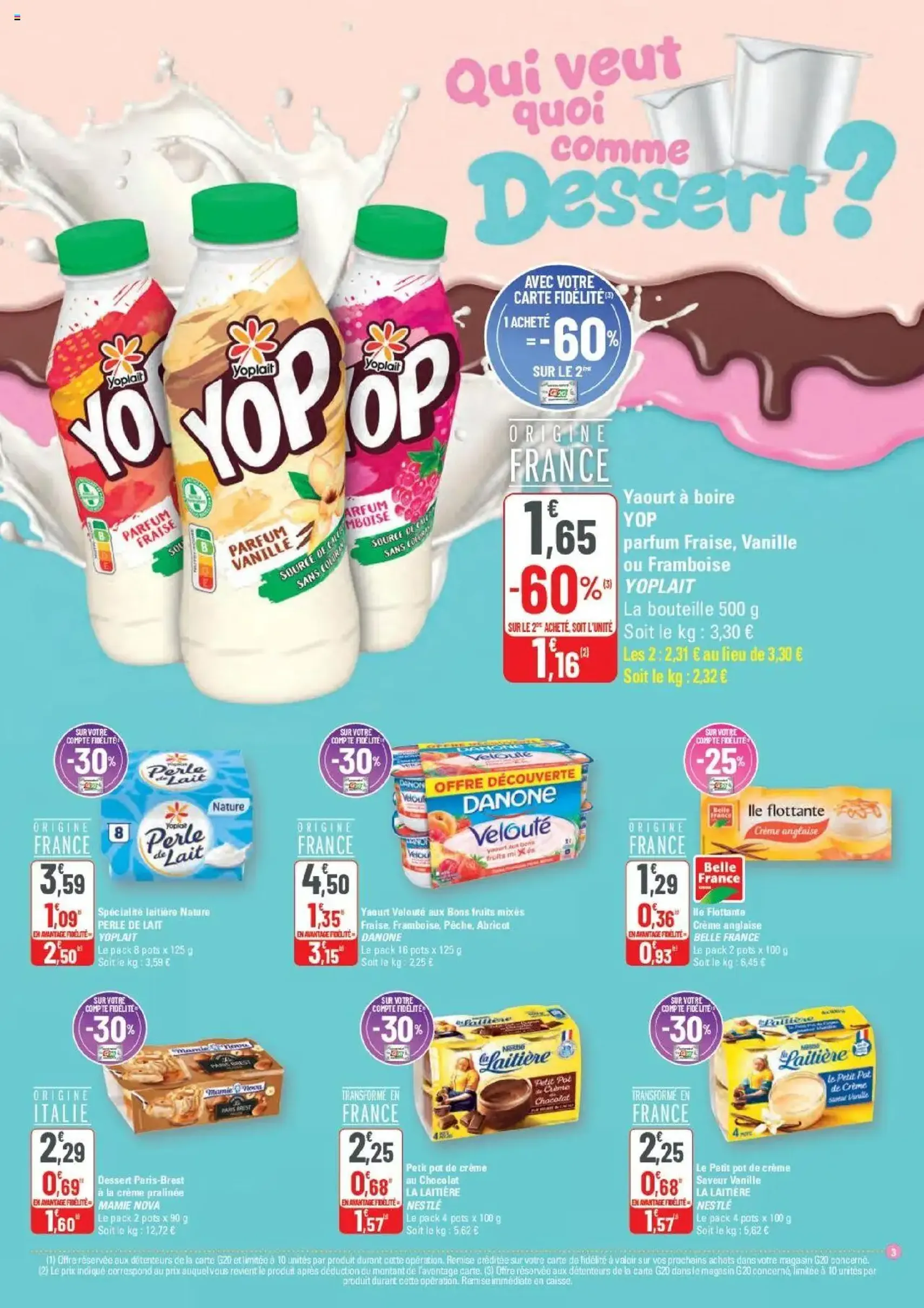 G20 Supermarchés catalogue - brochure valable à partir du 27/08/2025, page 3 sur 24