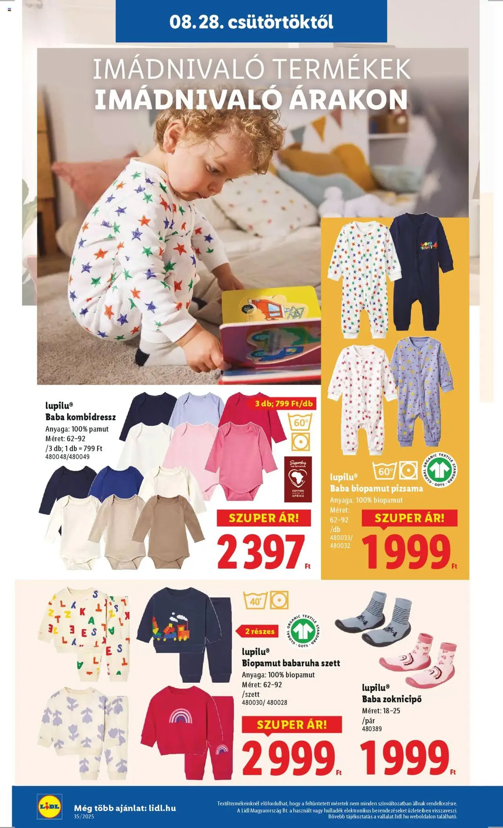 Lidl Akciós újság - 2025.08.28. érvényes szórólap 40 oldal 76 oldalból Lidl Akciós újság - 2025.08.28. érvényes szórólap 40 oldal 76 oldalból