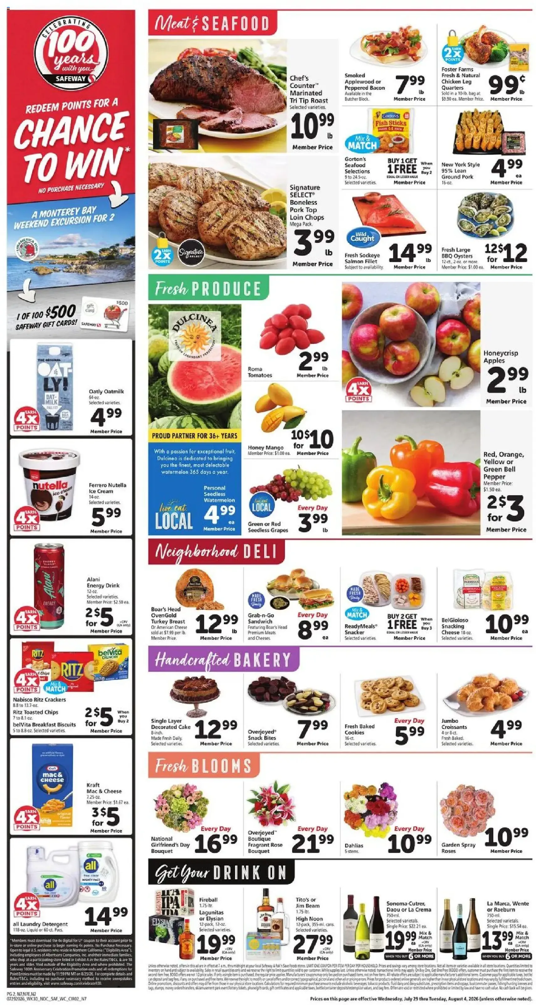 Safeway Weekly Ad - valid flyer from 07/29/2026, page 2 of 10