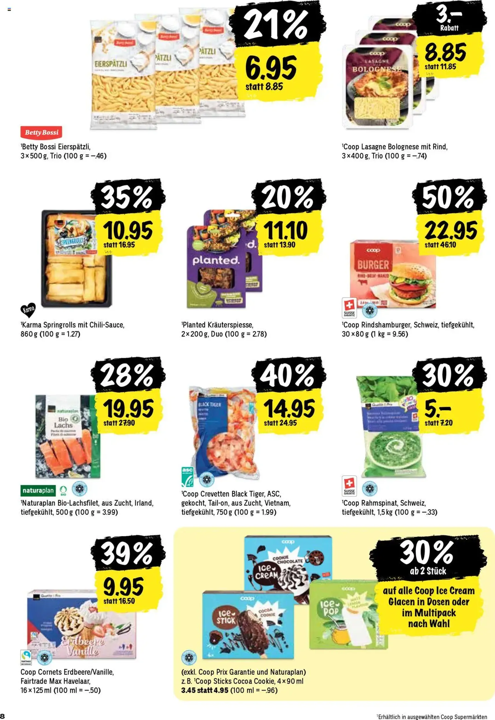 Coop Aktionen - Gültiger Prospekt ab 07.08.2025, Seite 8 von insgesamt 24 Coop Aktionen - Gültiger Prospekt ab 07.08.2025, Seite 8 von insgesamt 24