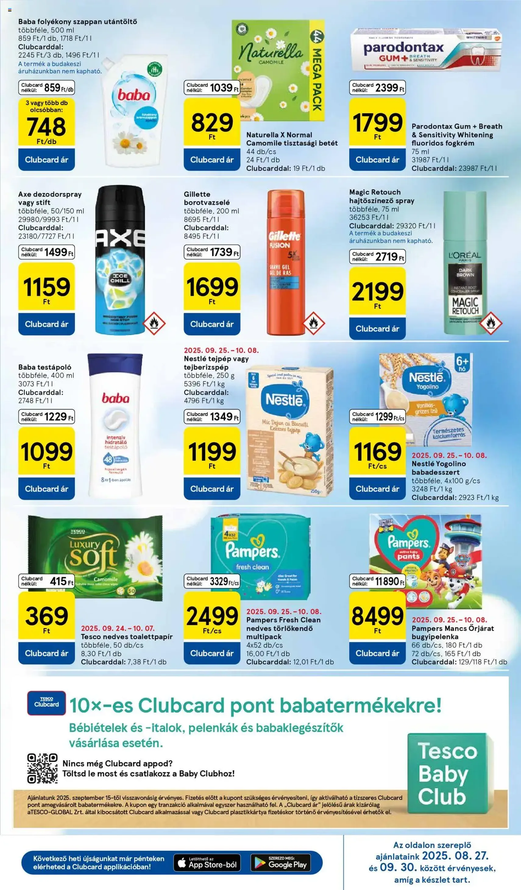Tesco Hipermarket - Akciós újság - 2025.09.25. érvényes szórólap 11 oldal 32 oldalból