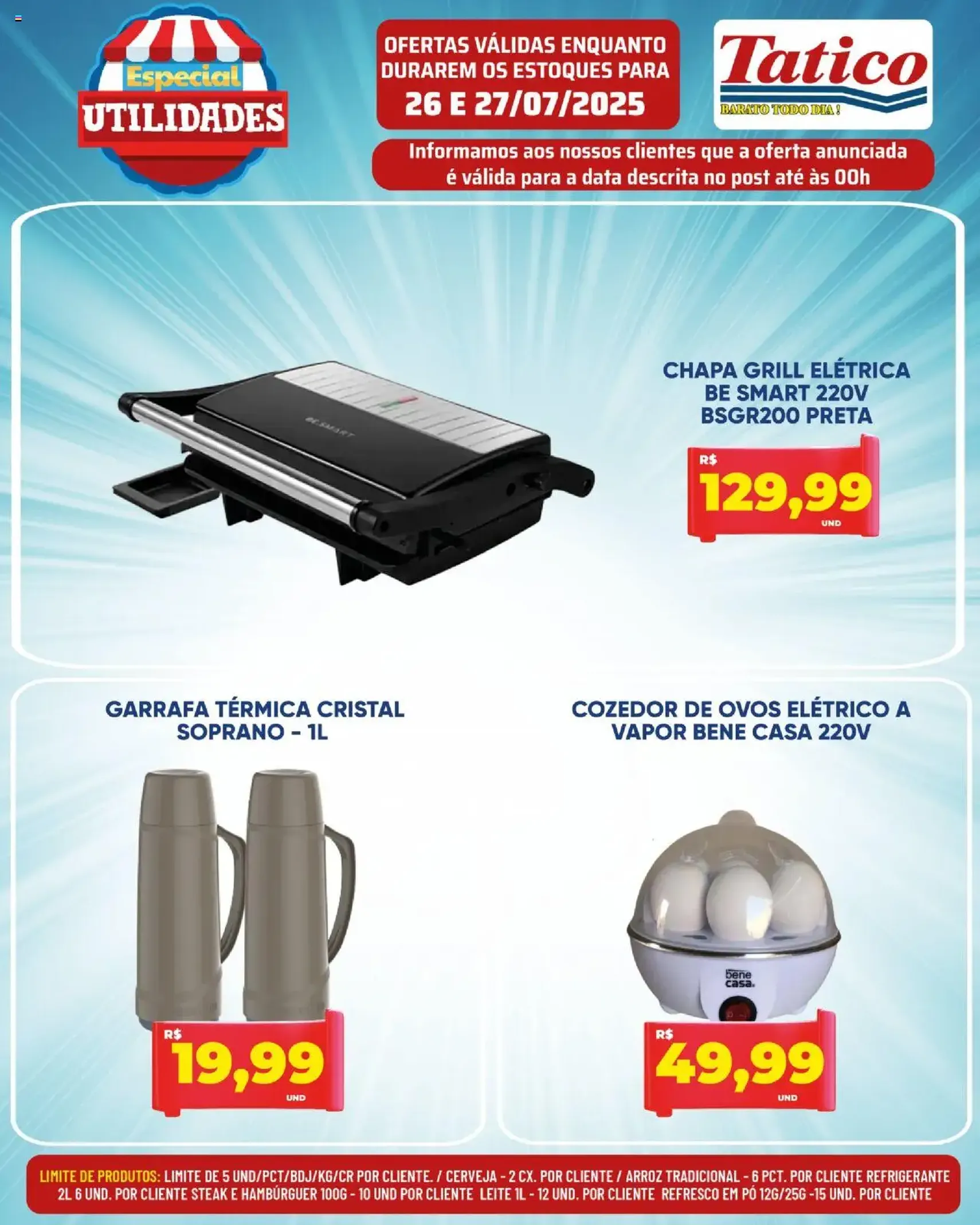 Tatico - Ofertas do Dia - folheto válido a partir de 28/07/2025 página 43 de 50 Tatico - Ofertas do Dia - folheto válido a partir de 28/07/2025 página 43 de 50