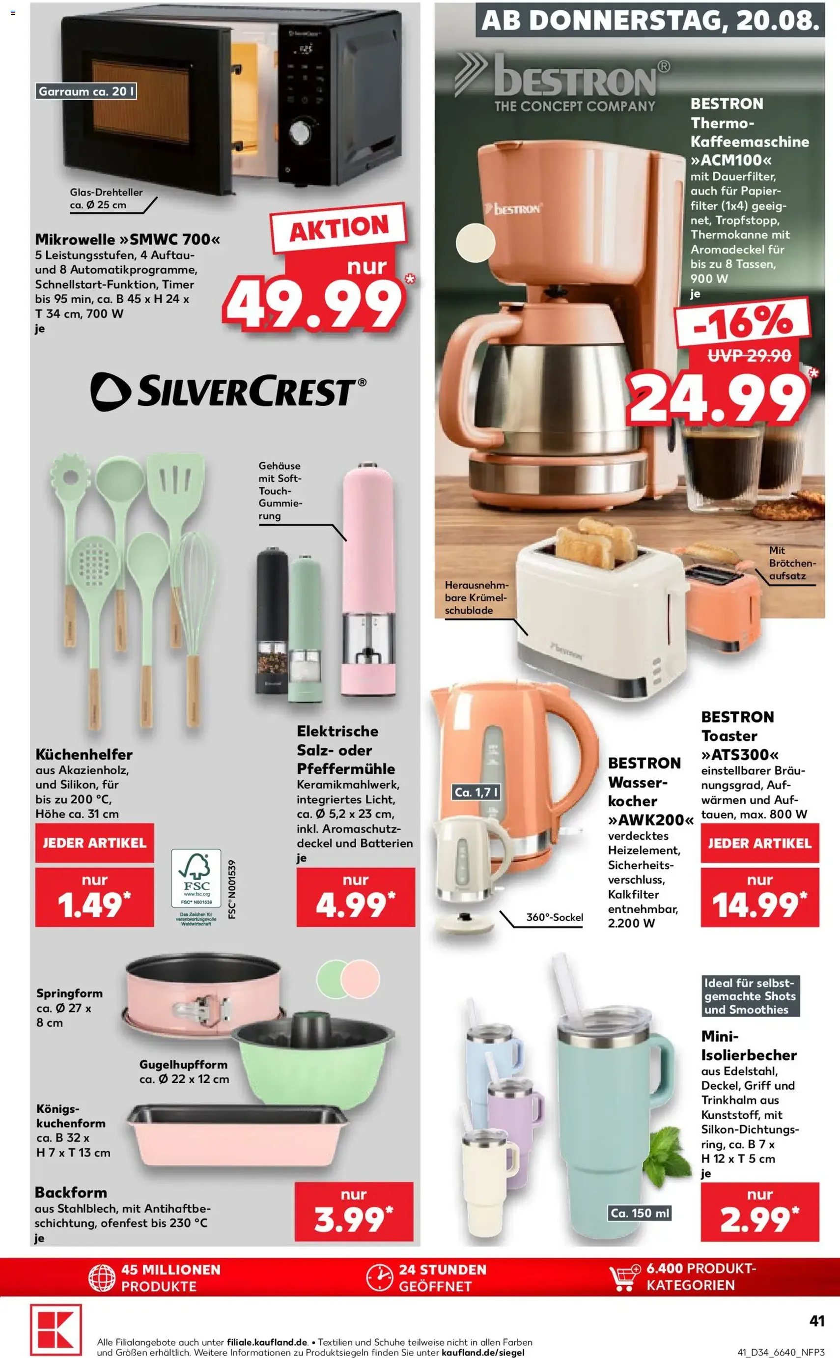 Kaufland Prospekt - Gültiger Prospekt ab 20.08.2026, Seite 41 von insgesamt 52