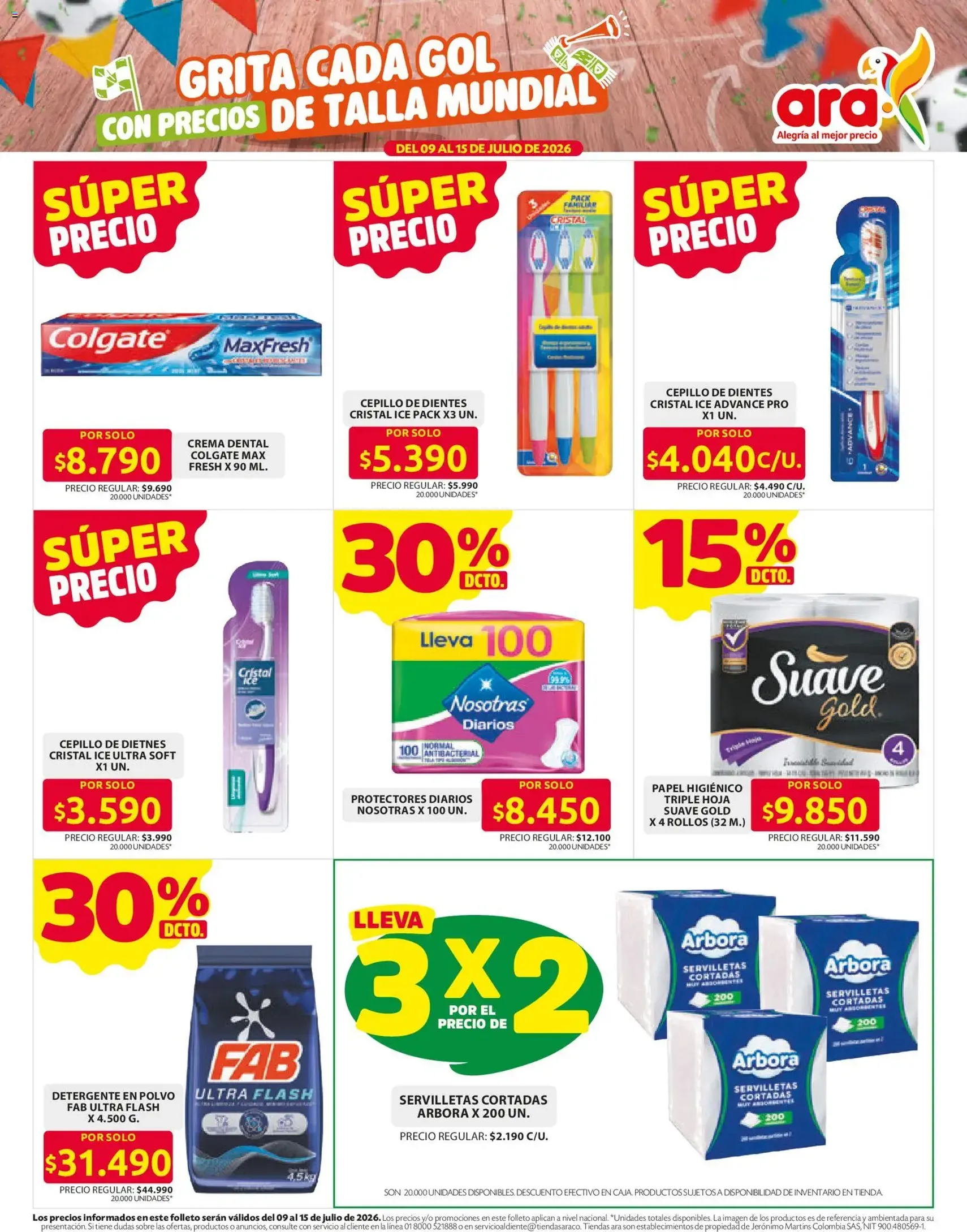 Ara catálogo Ahorra con precios bajos y ofertas - folleto válido desde 09/07/2026 página 12 de 16