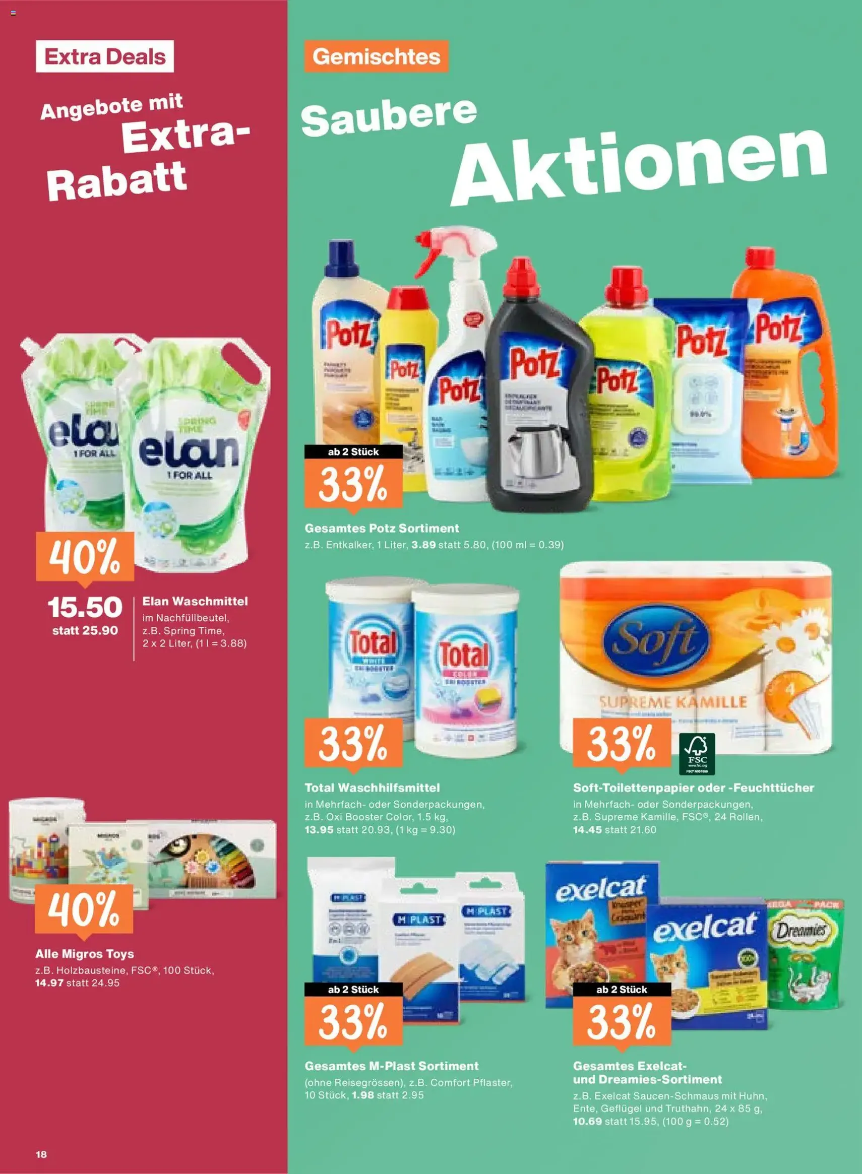 Migros aktionen - Gültiger Prospekt ab 27.08.2026, Seite 18 von insgesamt 20