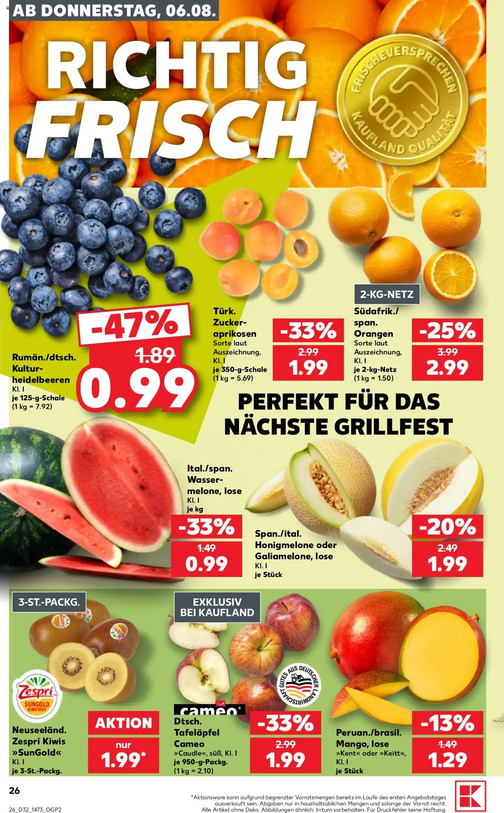 Kaufland Prospekt - Gültiger Prospekt ab 06.08.2026, Seite 26 von insgesamt 58