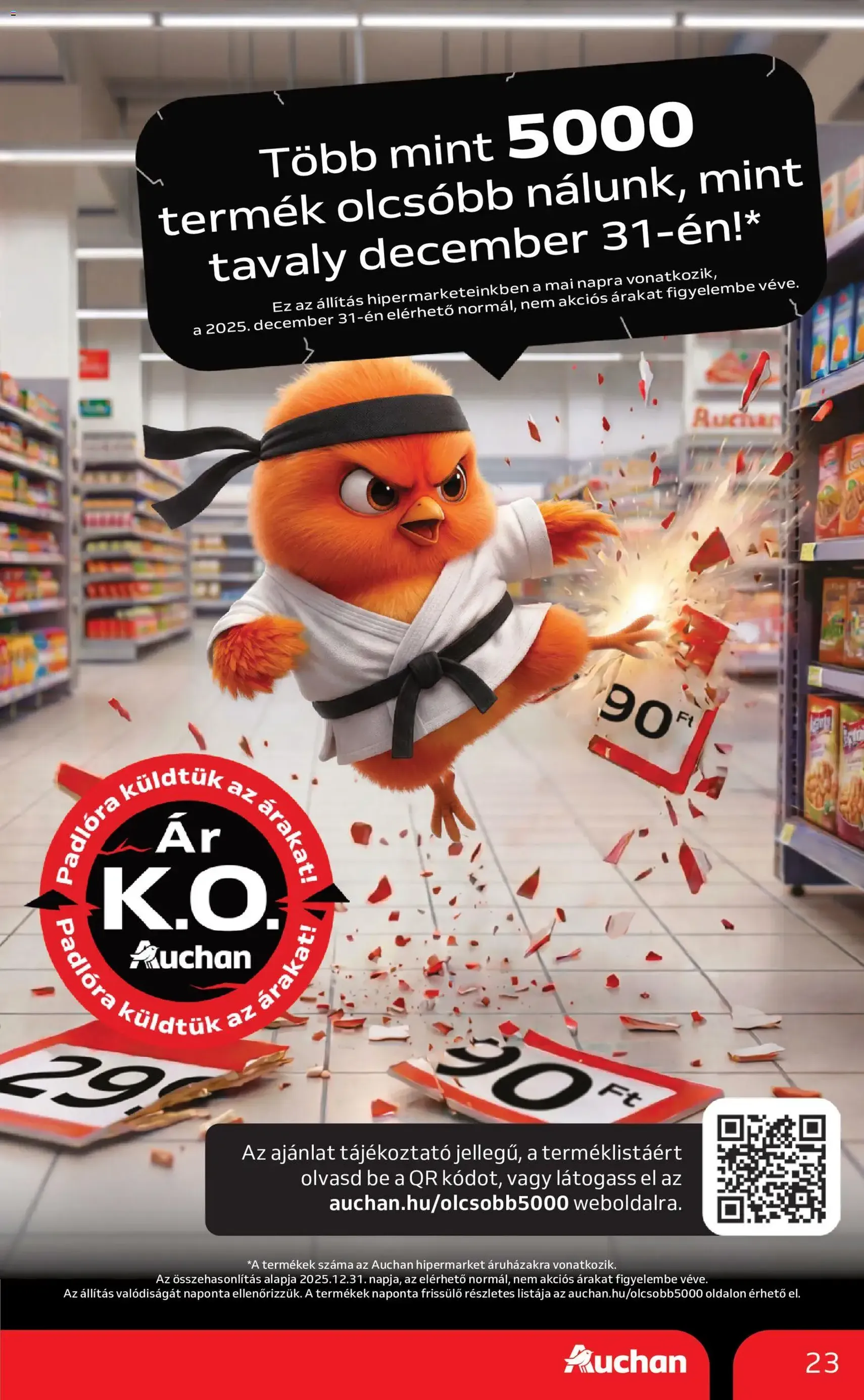 Auchan akciós újság - 2026.06.25. érvényes szórólap 23 oldal 38 oldalból