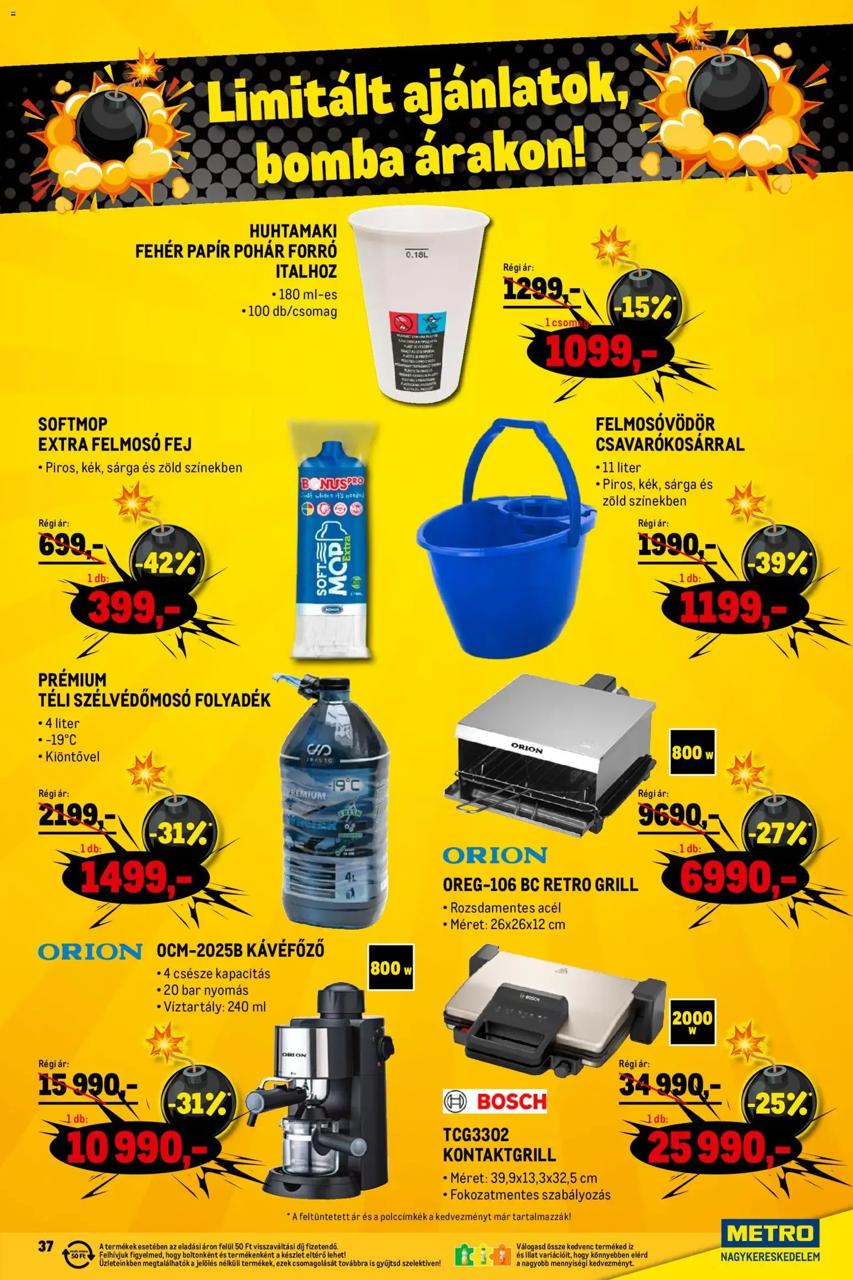 Metro - Élelmiszer és Szezonális katalógus 2026/01 - 2026.01.02. érvényes szórólap 37 oldal 40 oldalból