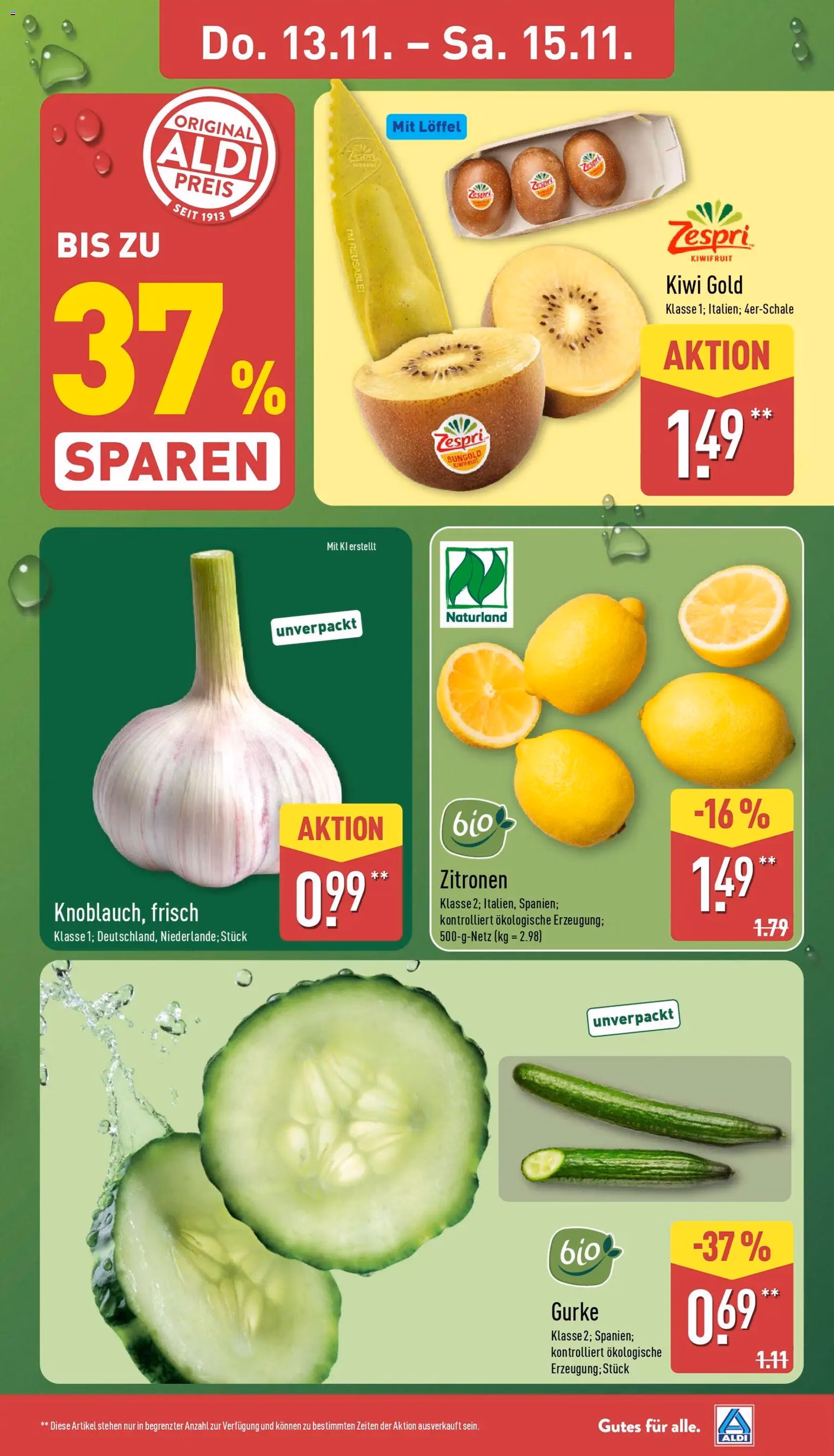 Aldi Prospekt - Gültiger Prospekt ab 10.11.2025, Seite 3 von insgesamt 42