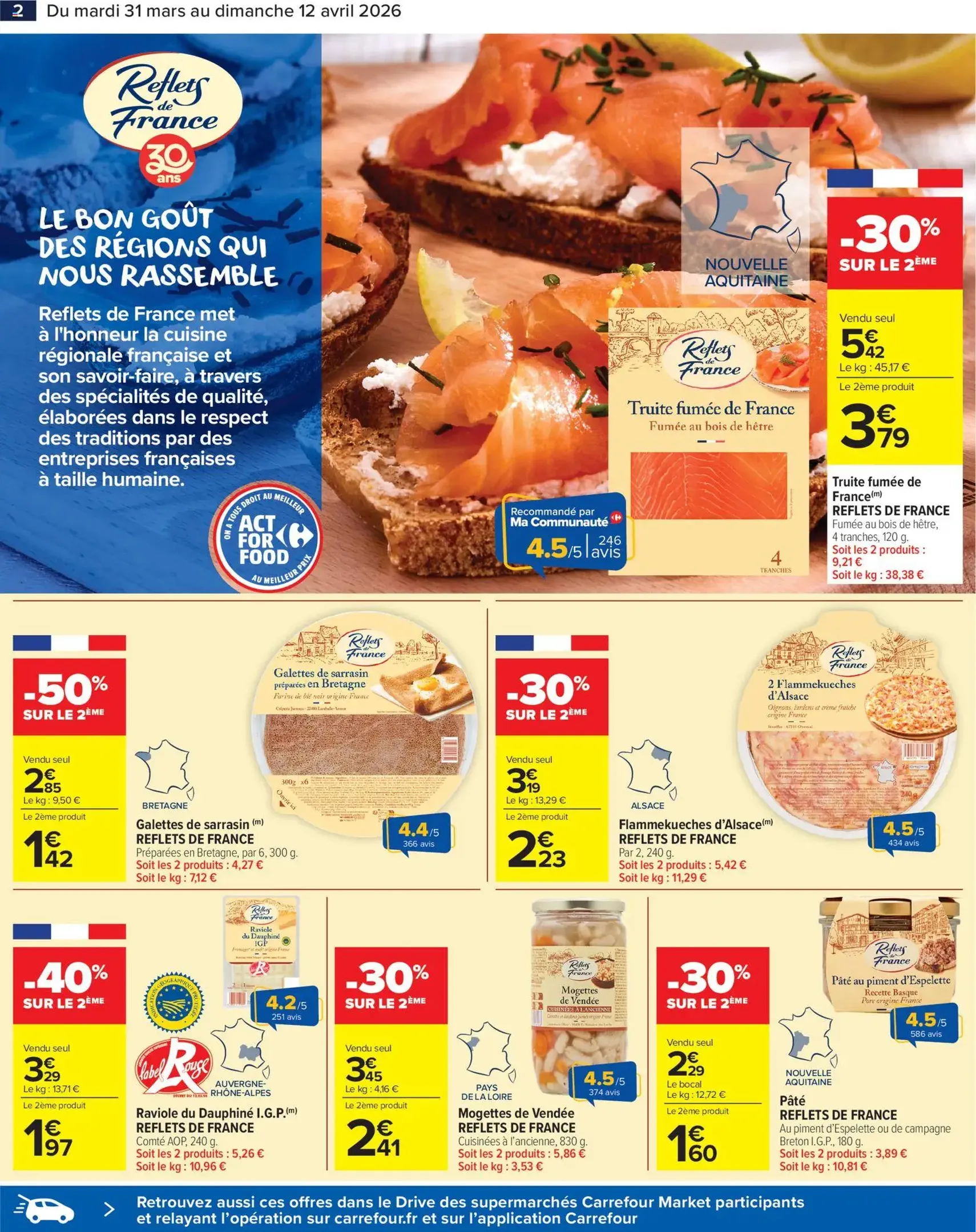 Carrefour Market catalogue semaine 14 - brochure valable à partir du 31/03/2026, page 4 sur 38
