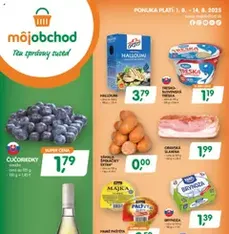 Môj obchod leták - náhľad letáku platný od 01.08.2025