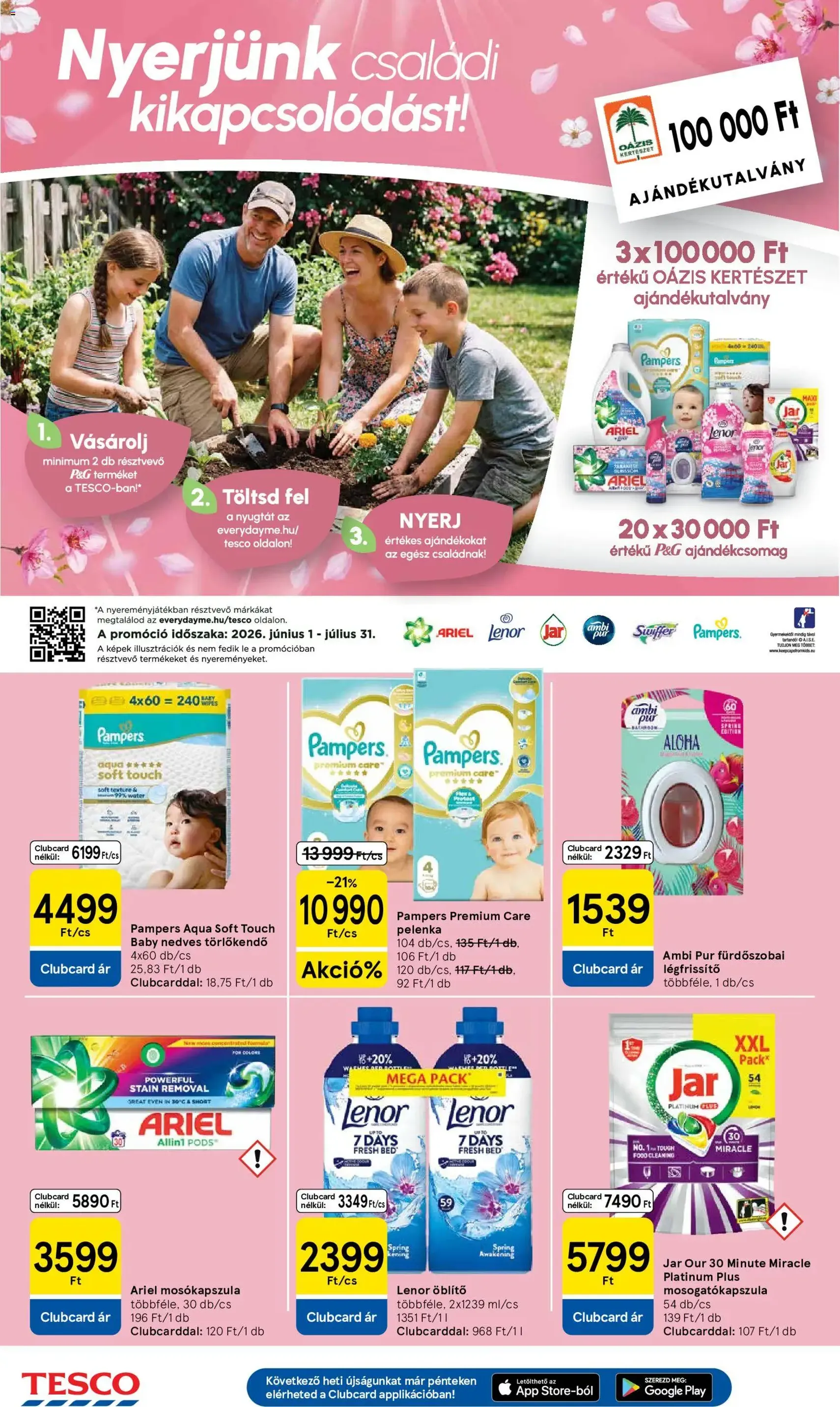 Tesco aktuális akciós újság - 2026.07.02. érvényes szórólap 28 oldal 32 oldalból