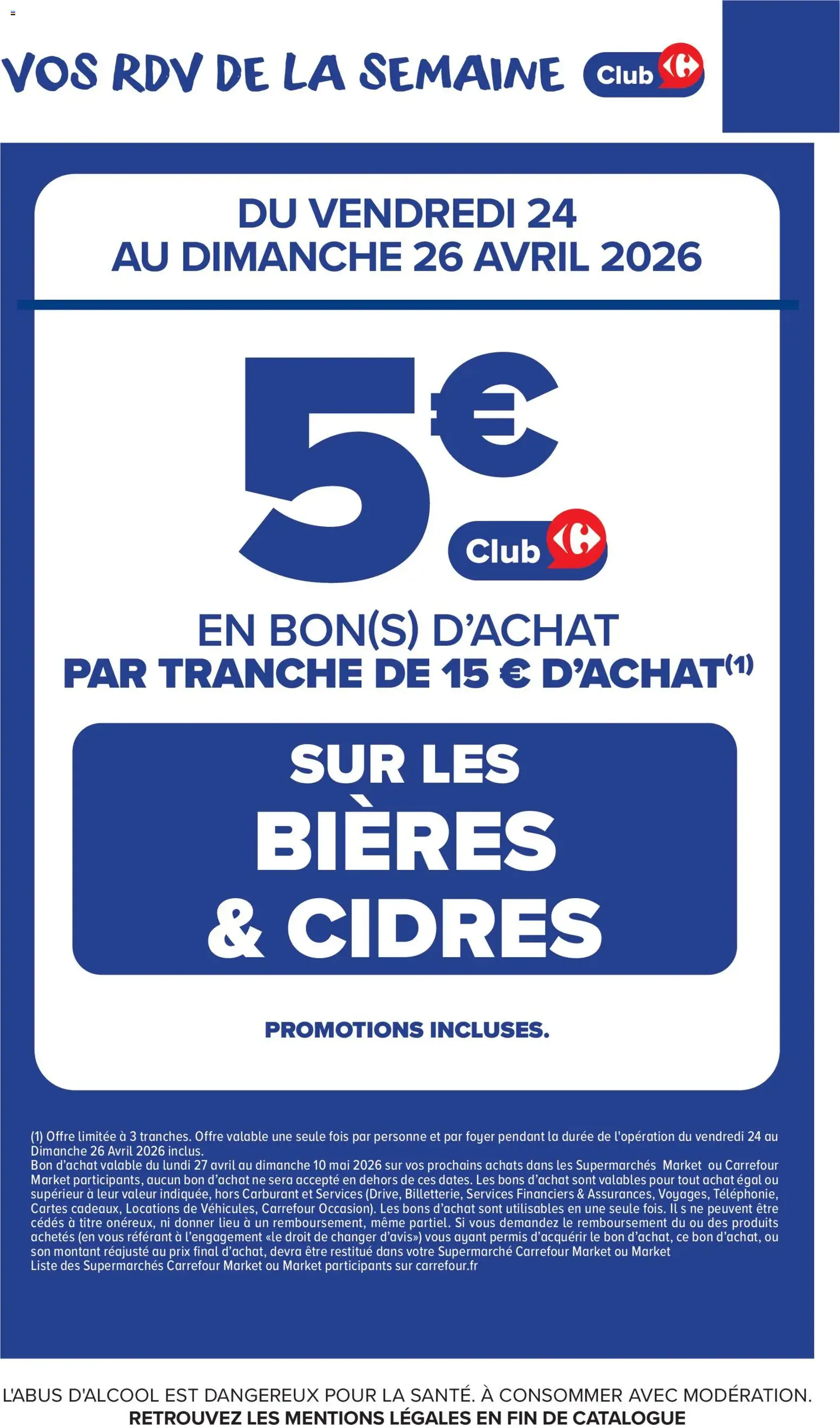 Carrefour Market catalogue - brochure valable à partir du 21/04/2026, page 4 sur 43