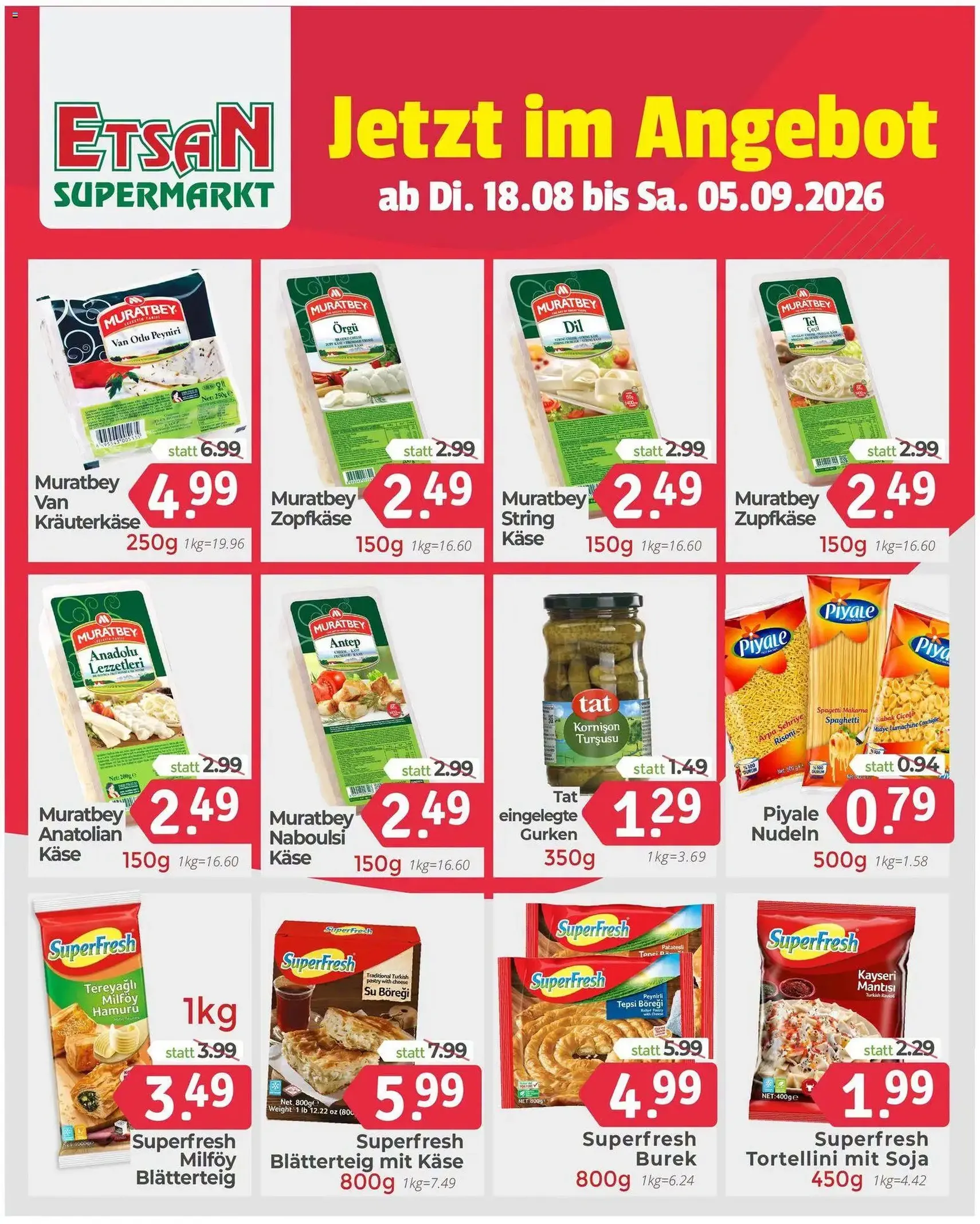 ETSAN Flugblatt - Gültiger Prospekt ab 18.08.2026, Seite 2 von insgesamt 6