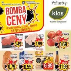 Klas leták - náhľad letáku platný od 05.01.2026