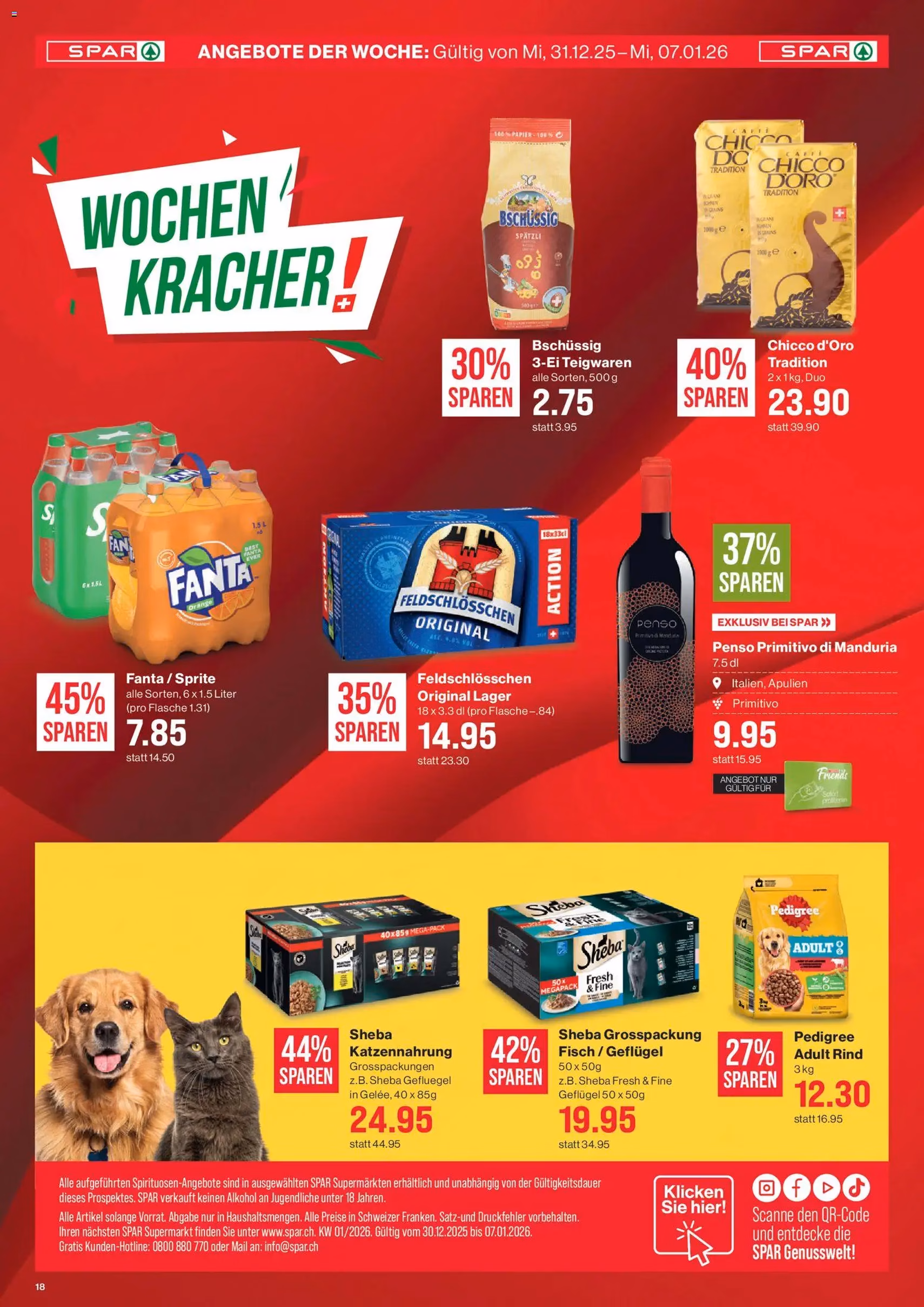 SPAR Aktionen - Gültiger Prospekt ab 31.12.2025, Seite 18 von insgesamt 18