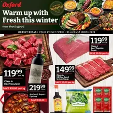 Oxford Freshmarket Specials - Flyer preview valid from 29/07/2026