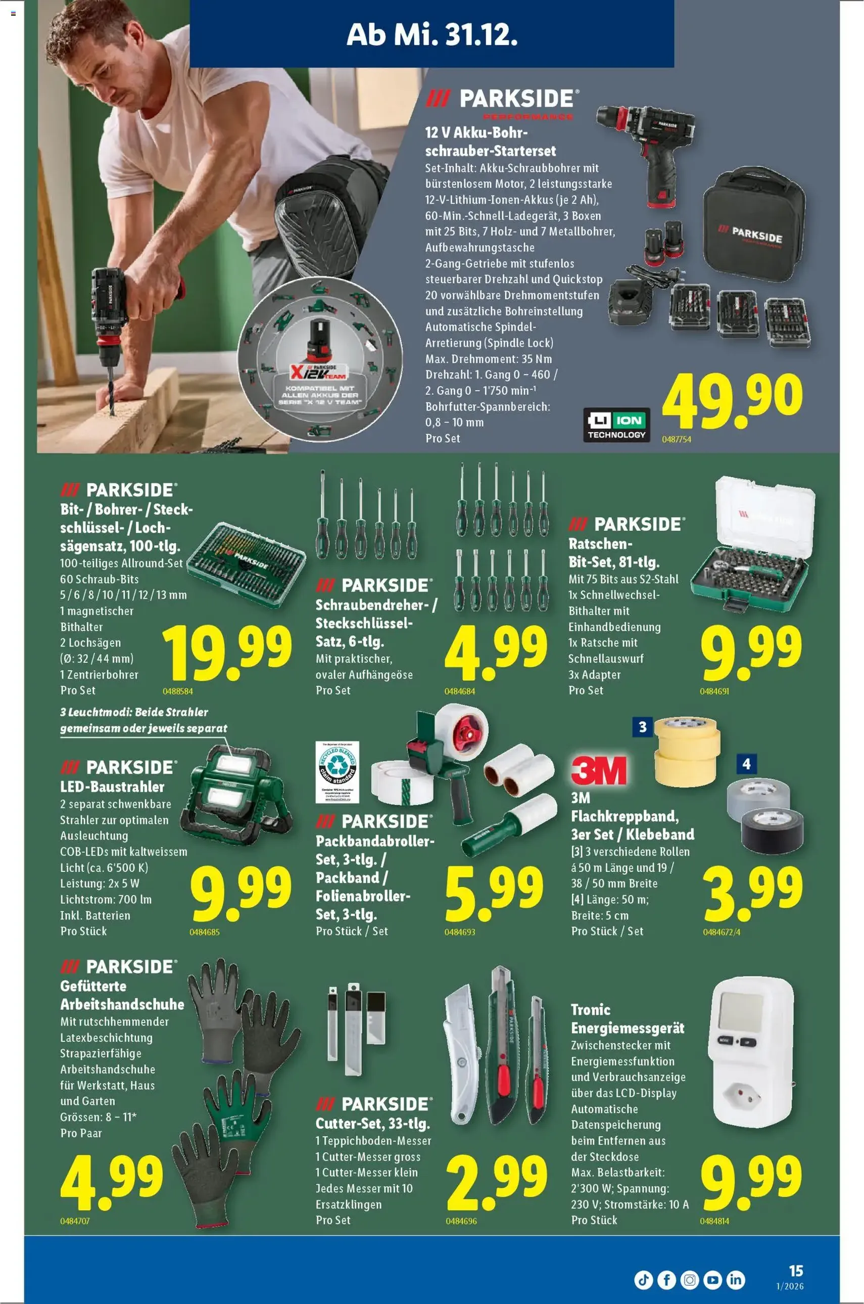 Lidl Aktionen - Gültiger Prospekt ab 31.12.2025, Seite 15 von insgesamt 32