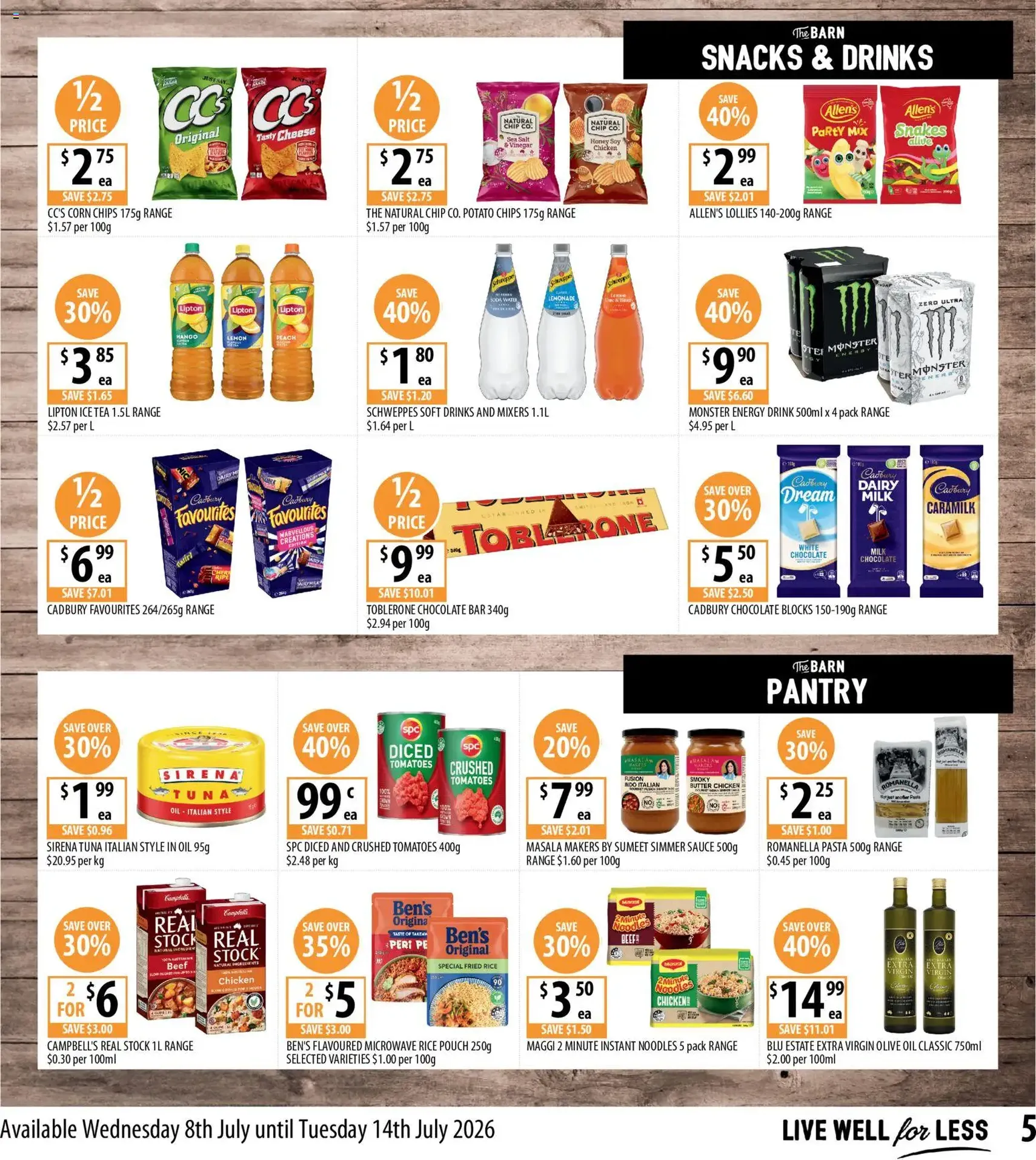 Supabarn catalogue - valid flyer from 08/07/2026, page 5 of 8
