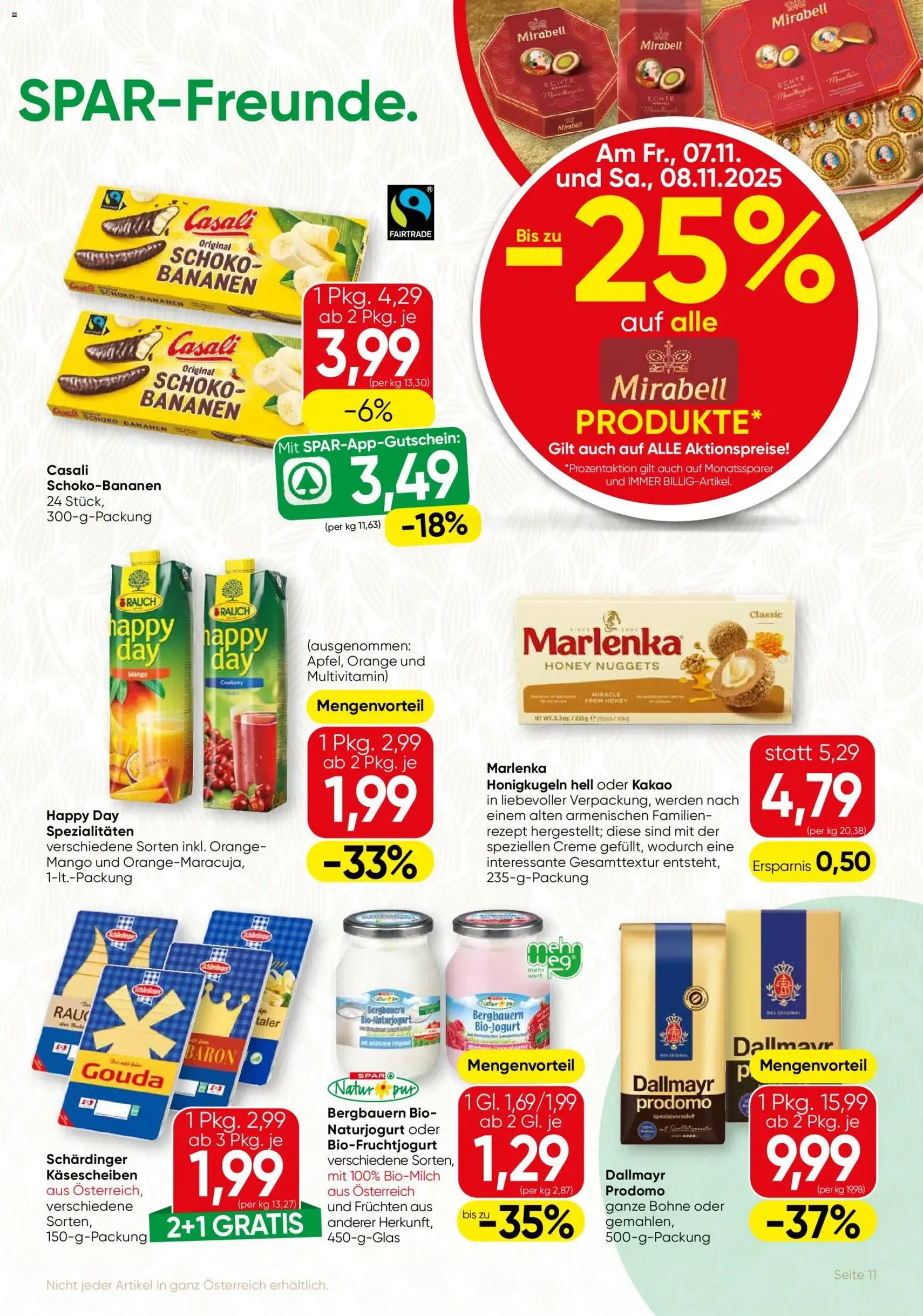 SPAR Gourmet Flugblatt - Gültiger Prospekt ab 06.11.2025, Seite 11 von insgesamt 12