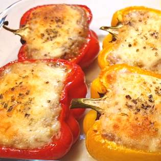 Previsualización de la receta Pimientos rellenos de atún con queso