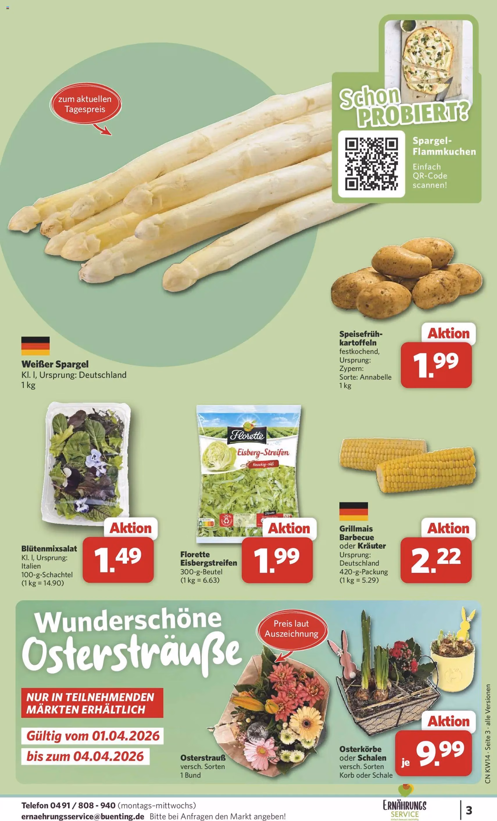 Combi Prospekt - Gültiger Prospekt ab 30.03.2026, Seite 3 von insgesamt 39