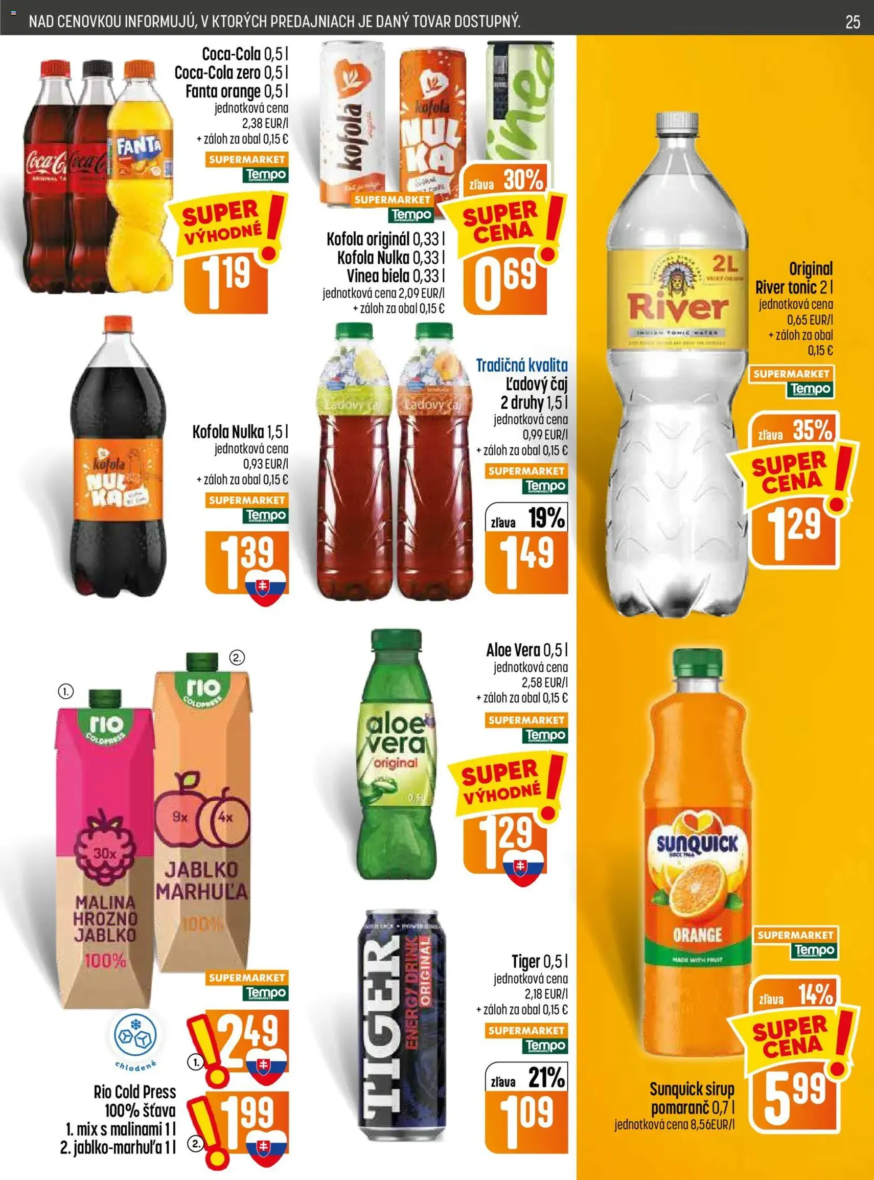 COOP Jednota leták - platný leták od 09.07.2026 strana 25 z 32