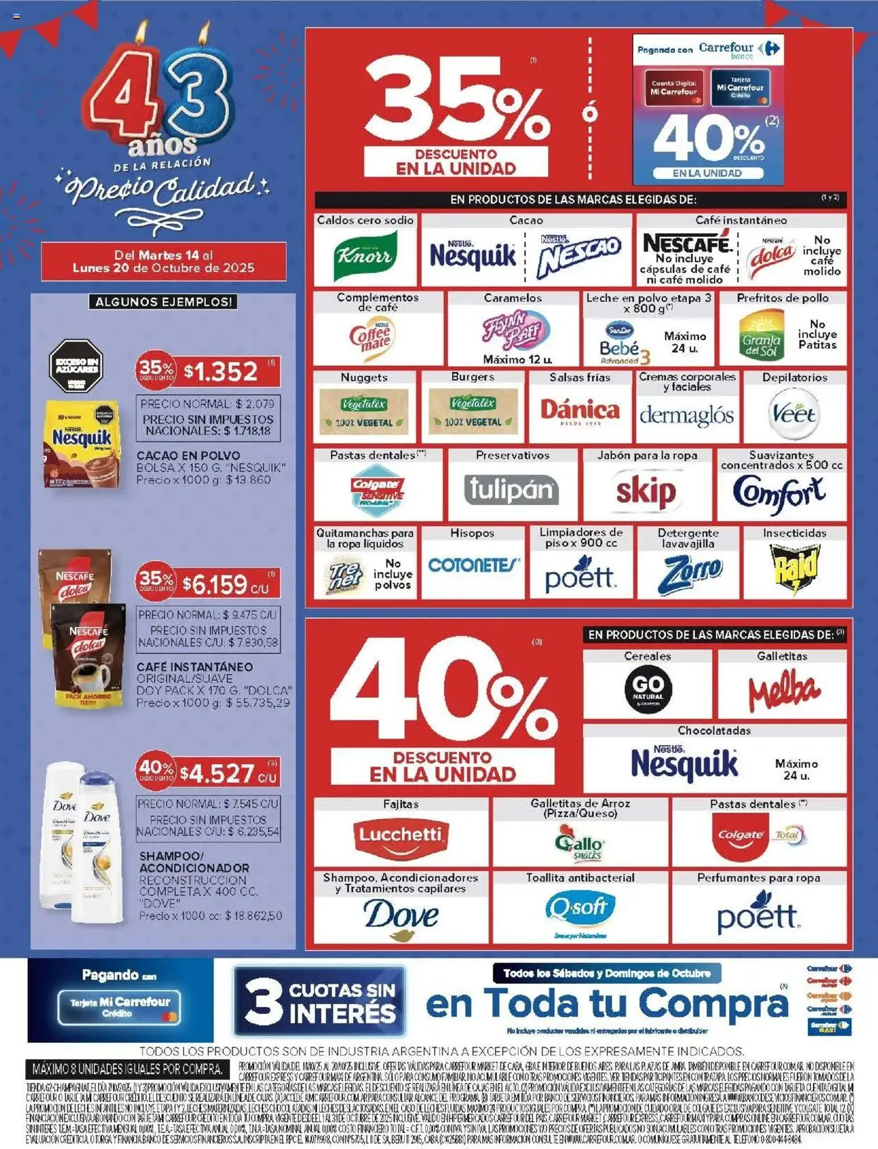 Carrefour ofertas - folleto válido desde 14/10/2025 página 42 de 54