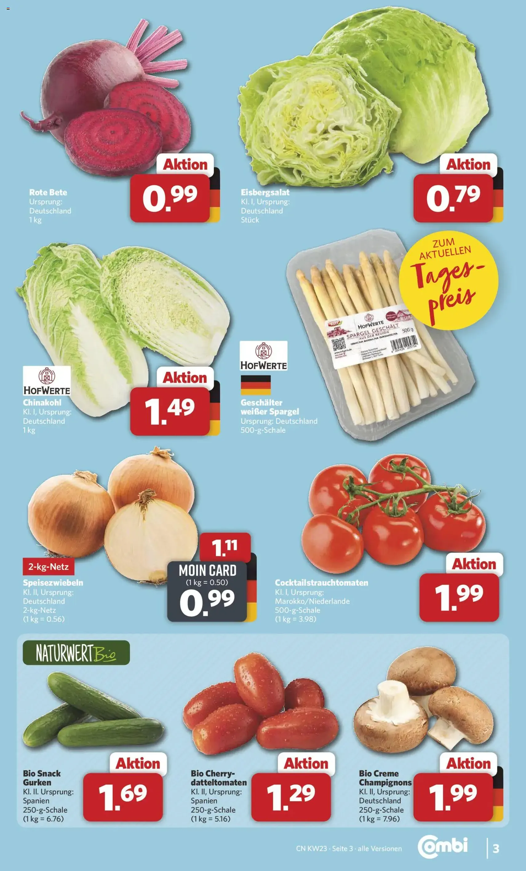 Combi Prospekt - Gültiger Prospekt ab 01.06.2026, Seite 3 von insgesamt 31
