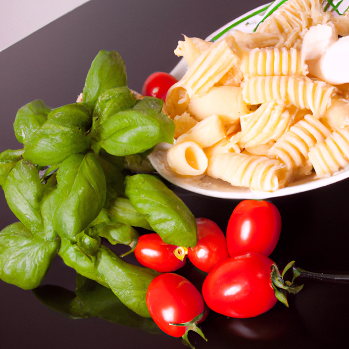 Pasta fredda alla caprese
