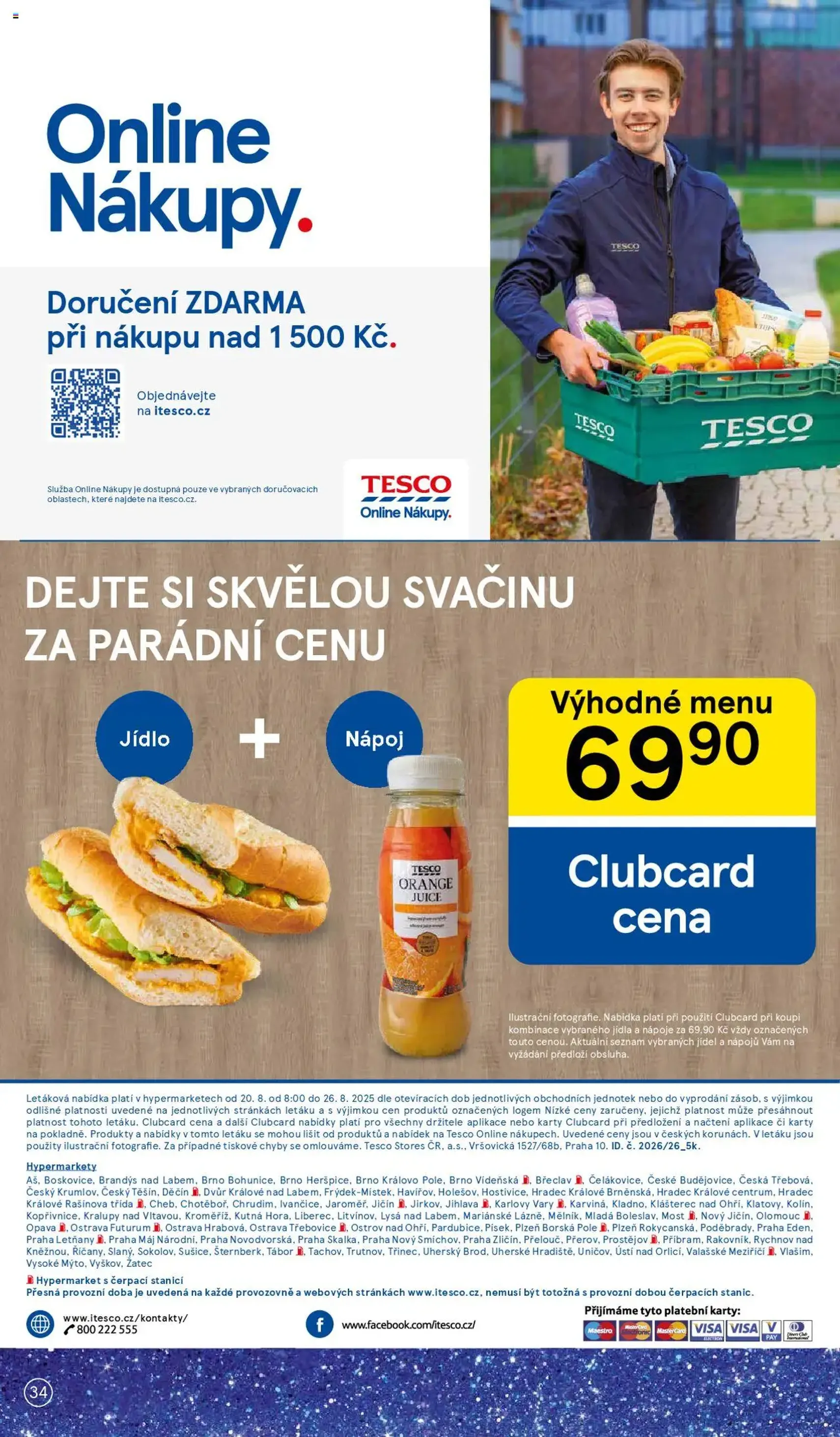 Tesco leták - Hypermarket - platný leták od 20.08.2025 strana 34 z 34 Tesco leták - Hypermarket - platný leták od 20.08.2025 strana 34 z 34
