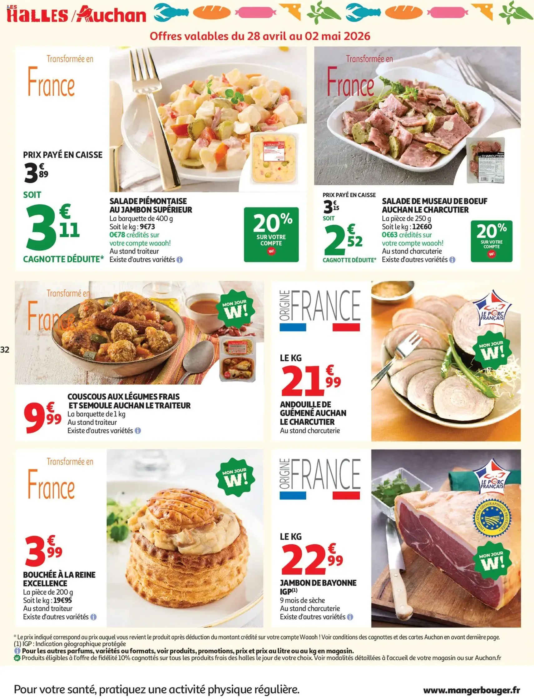 Auchan prospectus - brochure valable à partir du 28/04/2026, page 32 sur 58