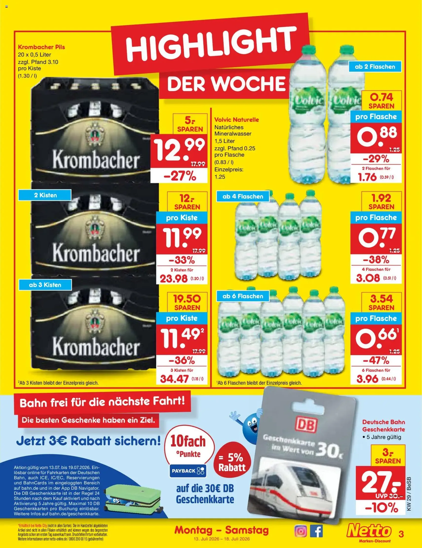 Netto Marken-Discount Prospekt - Gültiger Prospekt ab 13.07.2026, Seite 3 von insgesamt 73