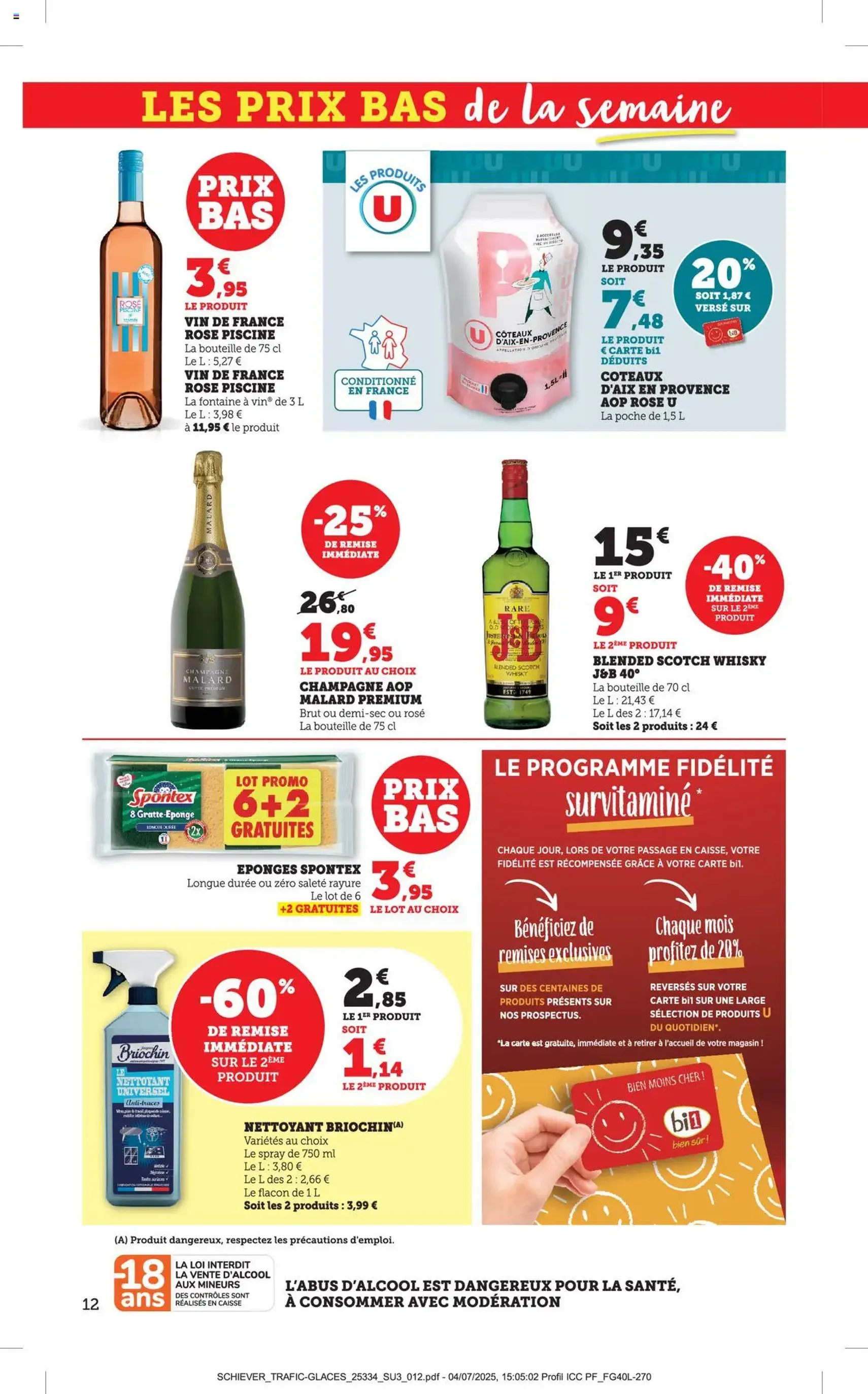 Bi1 catalogue - brochure valable à partir du 28/07/2025, page 12 sur 24 Bi1 catalogue - brochure valable à partir du 28/07/2025, page 12 sur 24