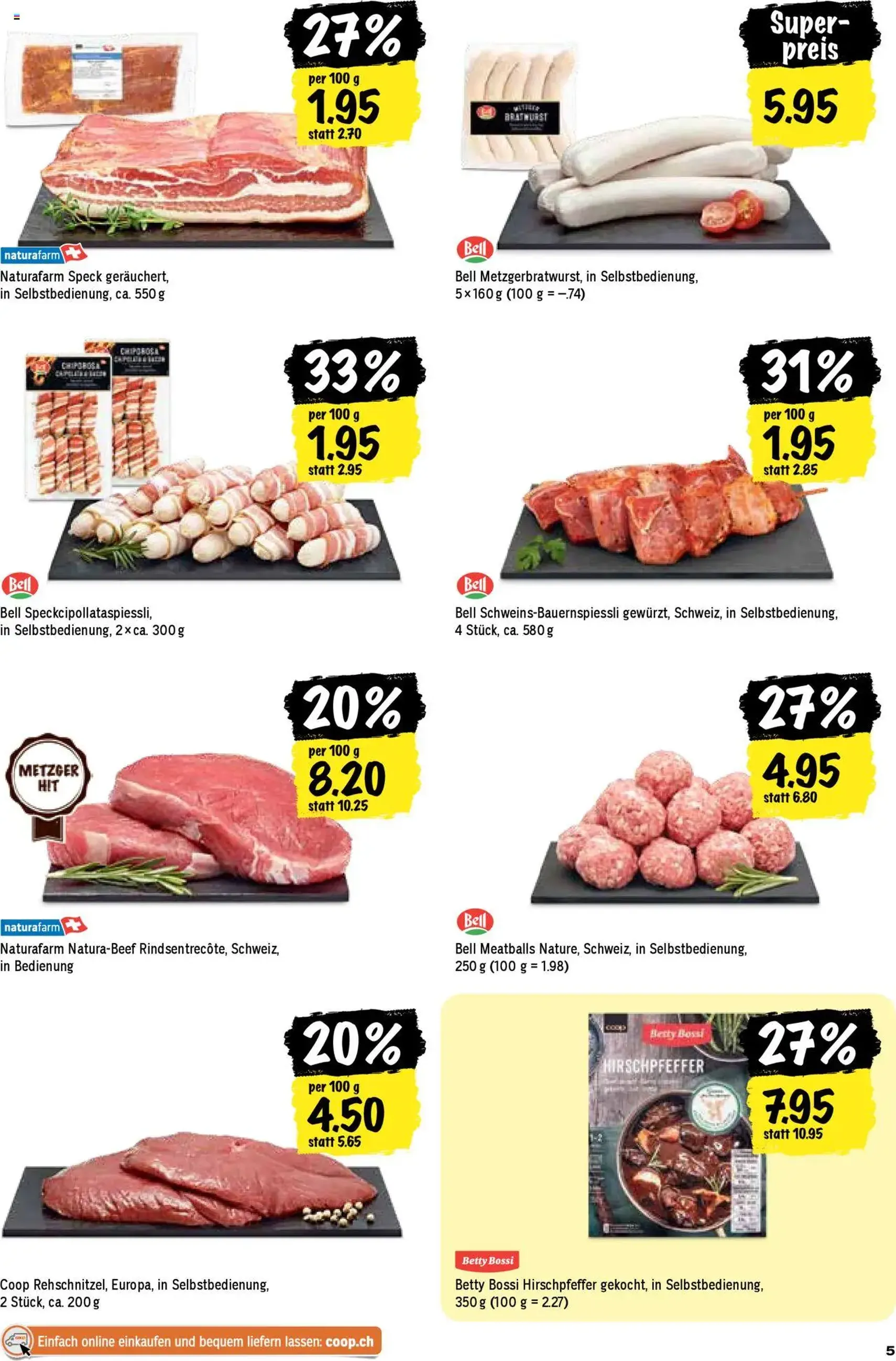 Coop Aktionen - Gültiger Prospekt ab 04.09.2025, Seite 5 von insgesamt 24 Coop Aktionen - Gültiger Prospekt ab 04.09.2025, Seite 5 von insgesamt 24