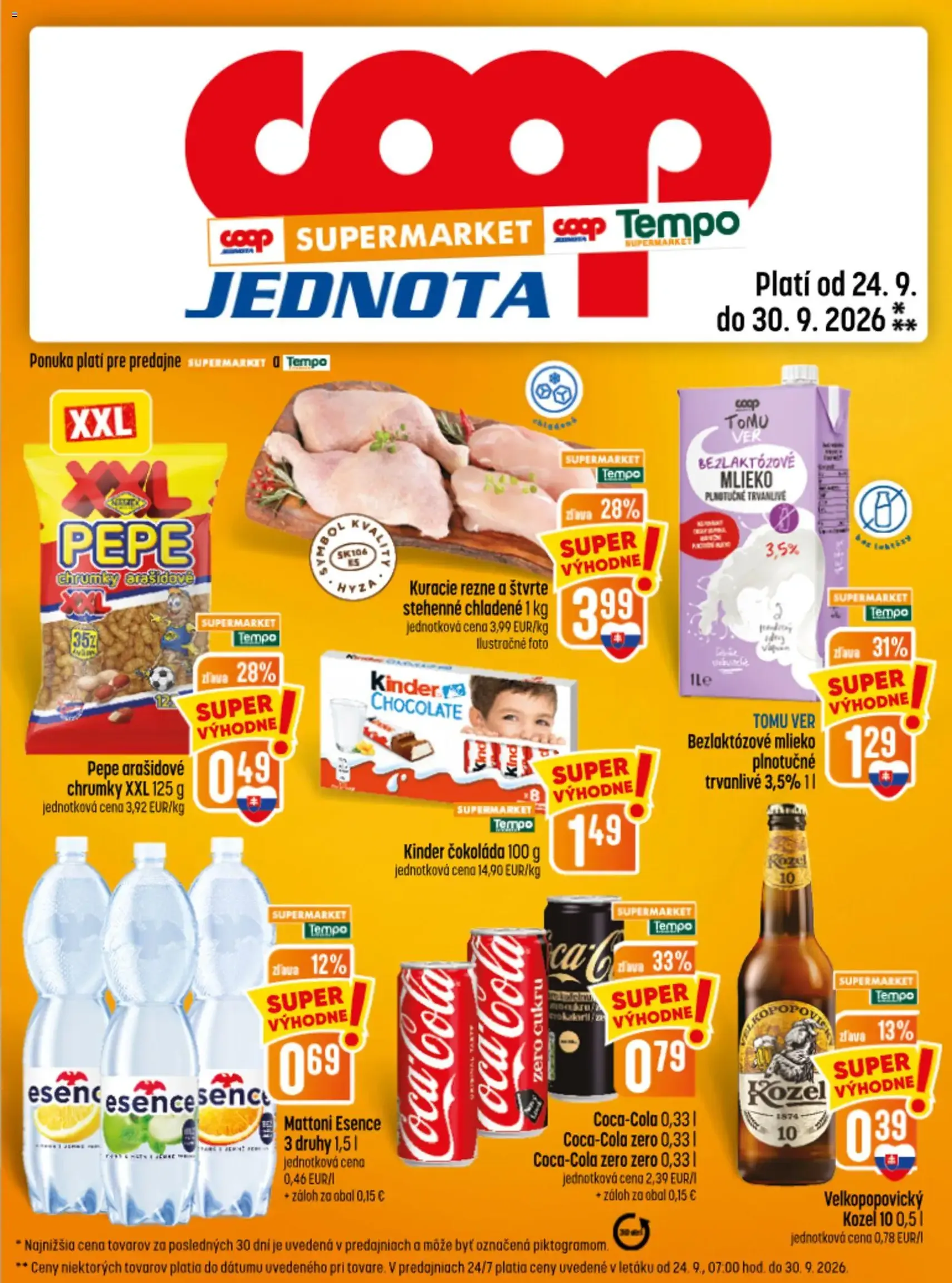 COOP Jednota leták - platný leták od 24.09.2026 strana 13 z 28