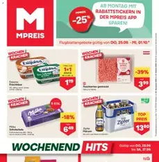 MPREIS Flugblatt - Prospekt Vorschau gültig ab 25.09.2025