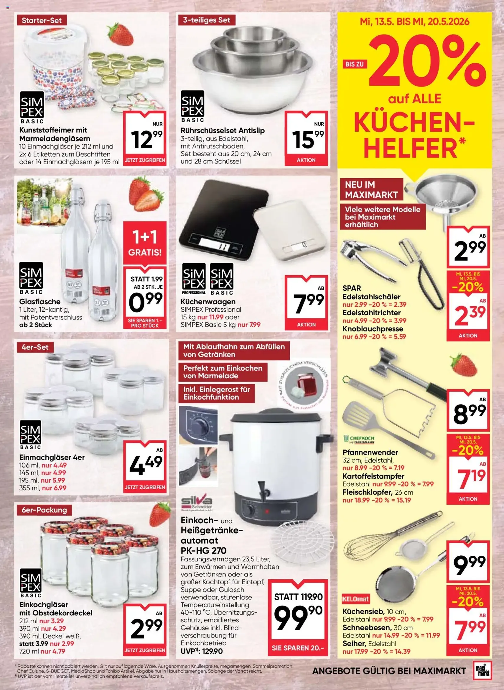 Maximarkt Flugblatt - Gültiger Prospekt ab 13.05.2026, Seite 15 von insgesamt 24